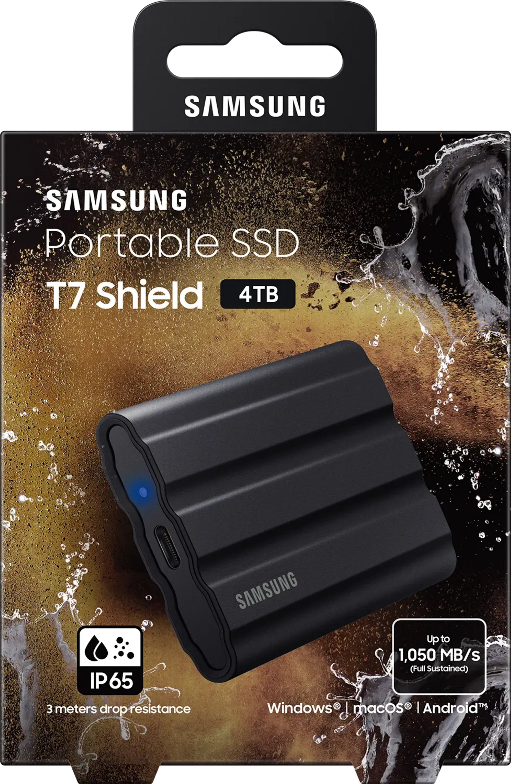 Samsung T7 Shield External SSD - 4To - Black image