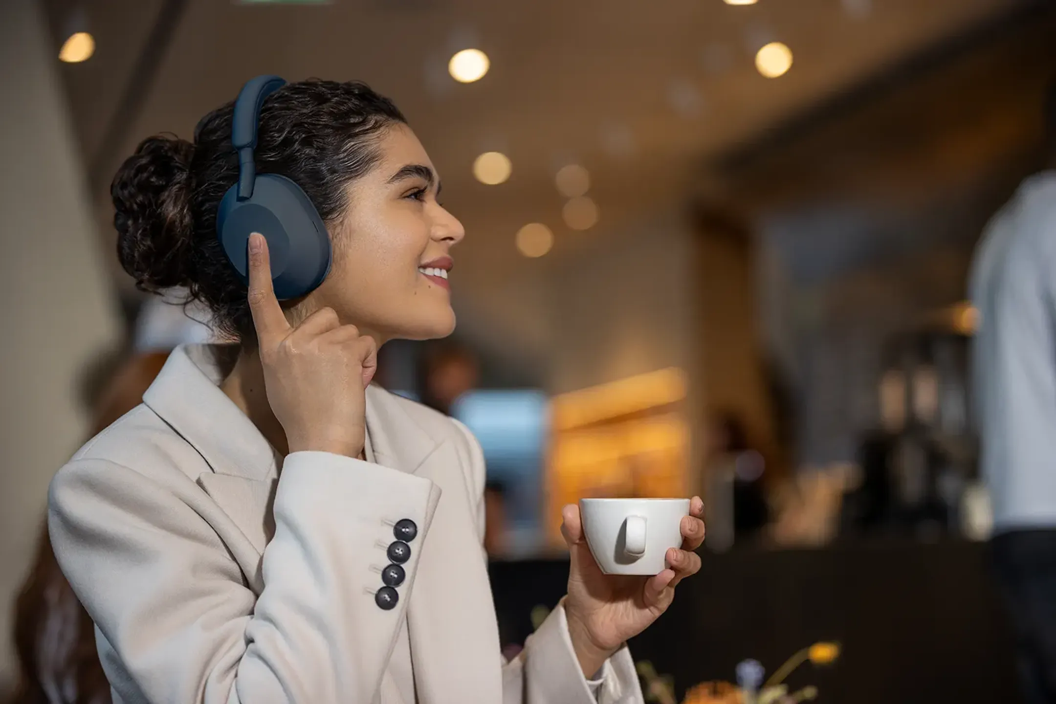 Sony Casque Sans Fil WH-1000XM5 - Bleu image