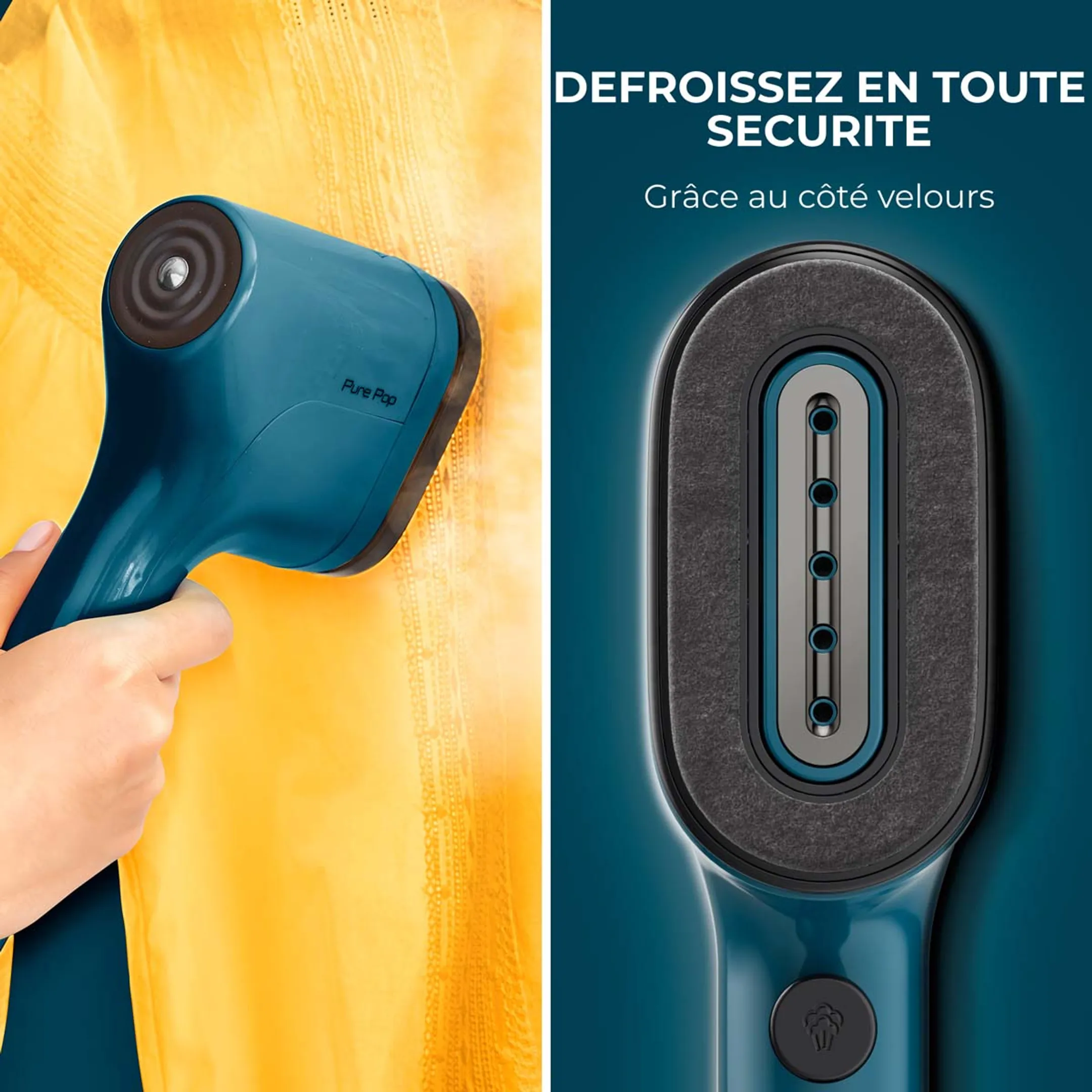 Calor Défroisseur vapeur Pure Pop DT2020C0 - Bleu image