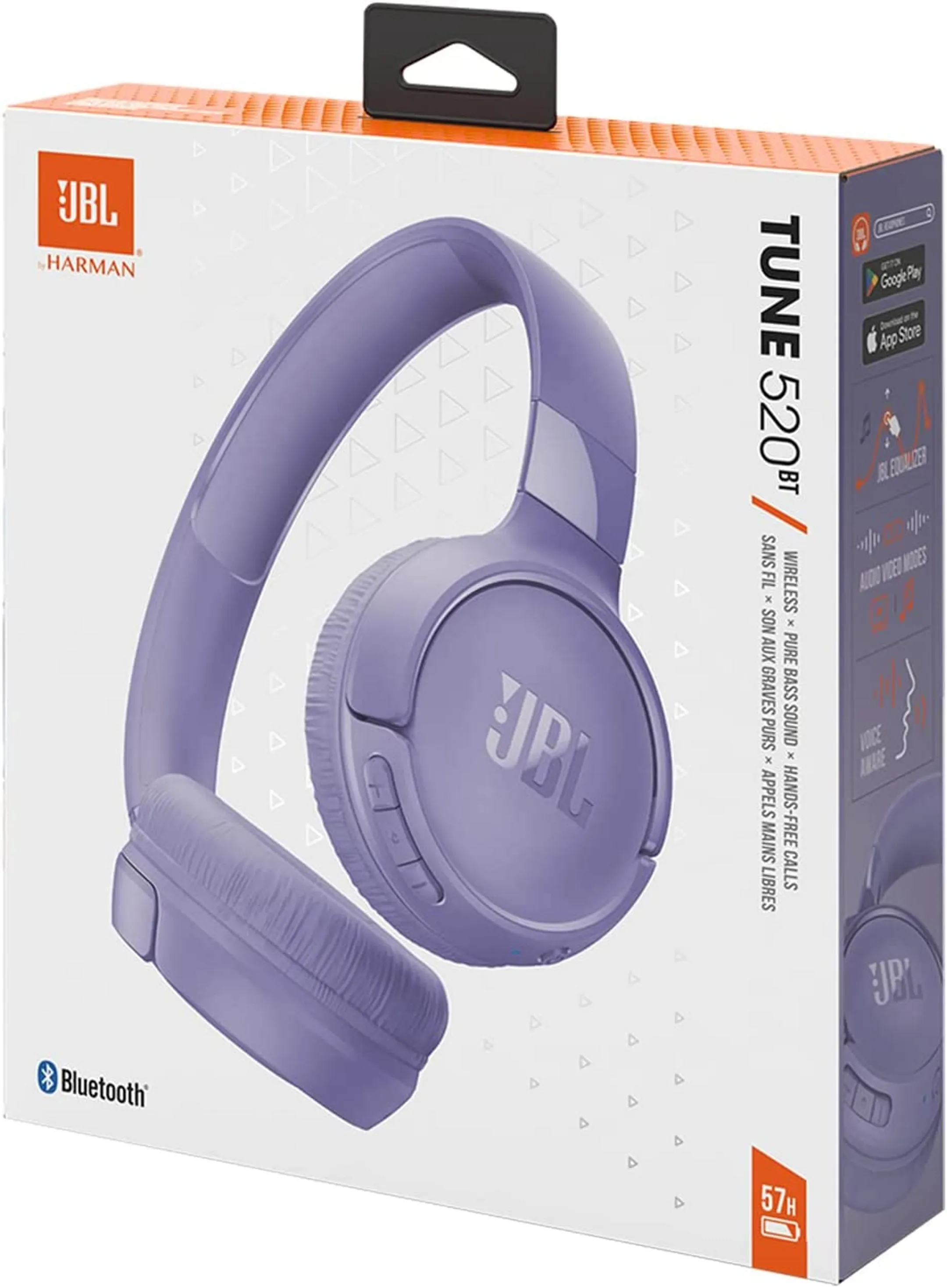 JBL Tune 520BT Kabelloser On-Ear-Kopfhörer - Lila image