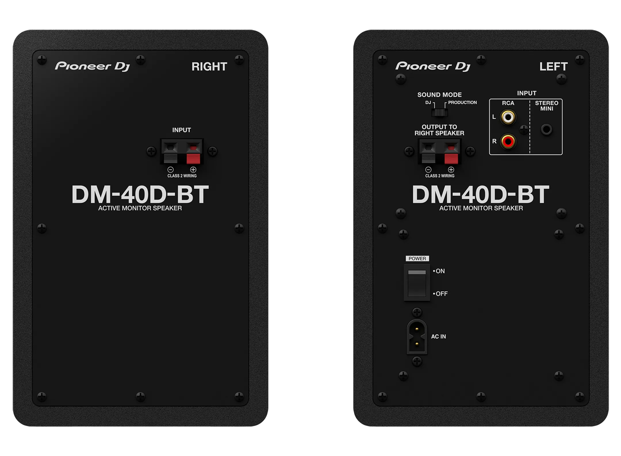 PIONEER DJ DM-40D-BT Bluetooth Speakers - Black image