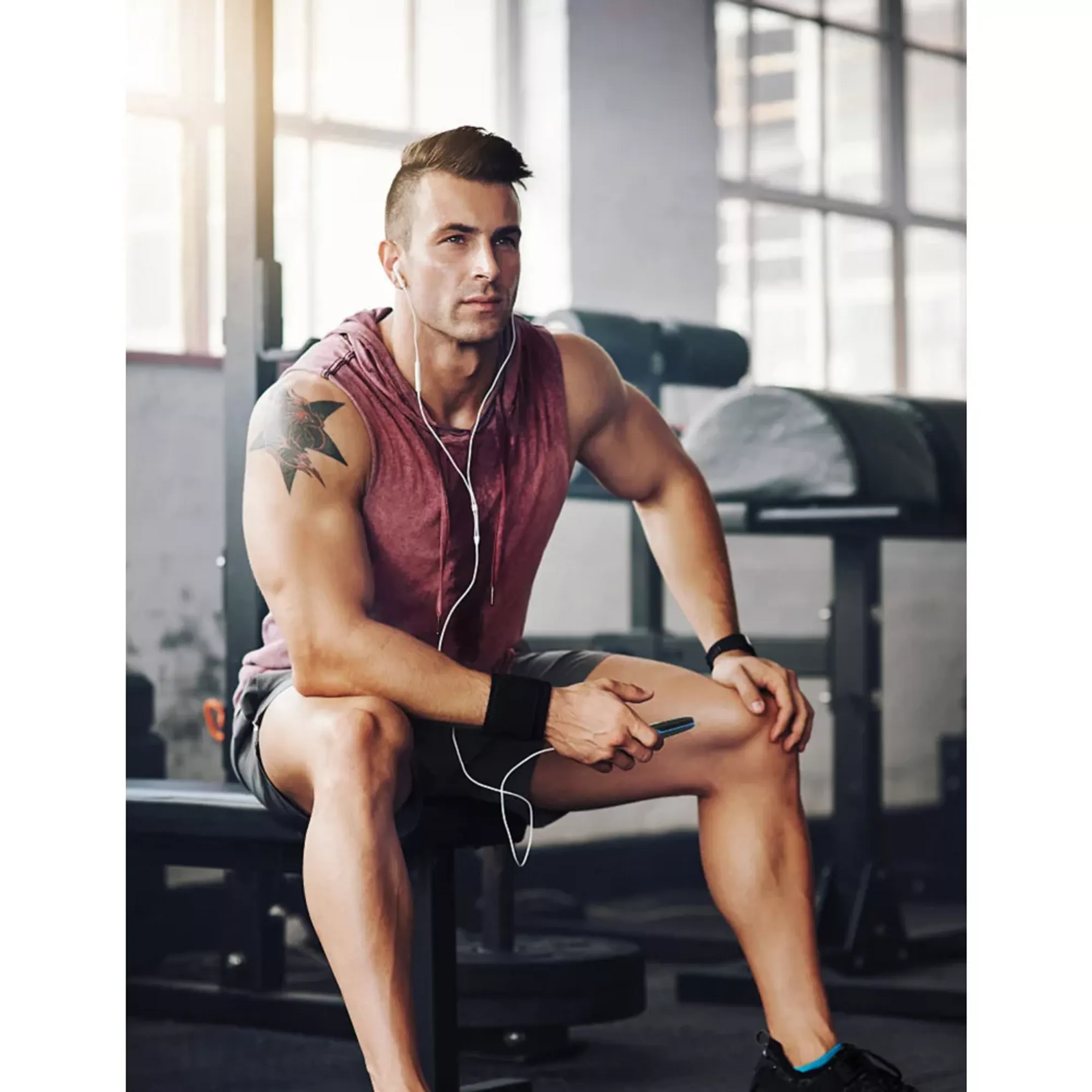 LISTO Lecteur MP3 + Brassard - Bleu image