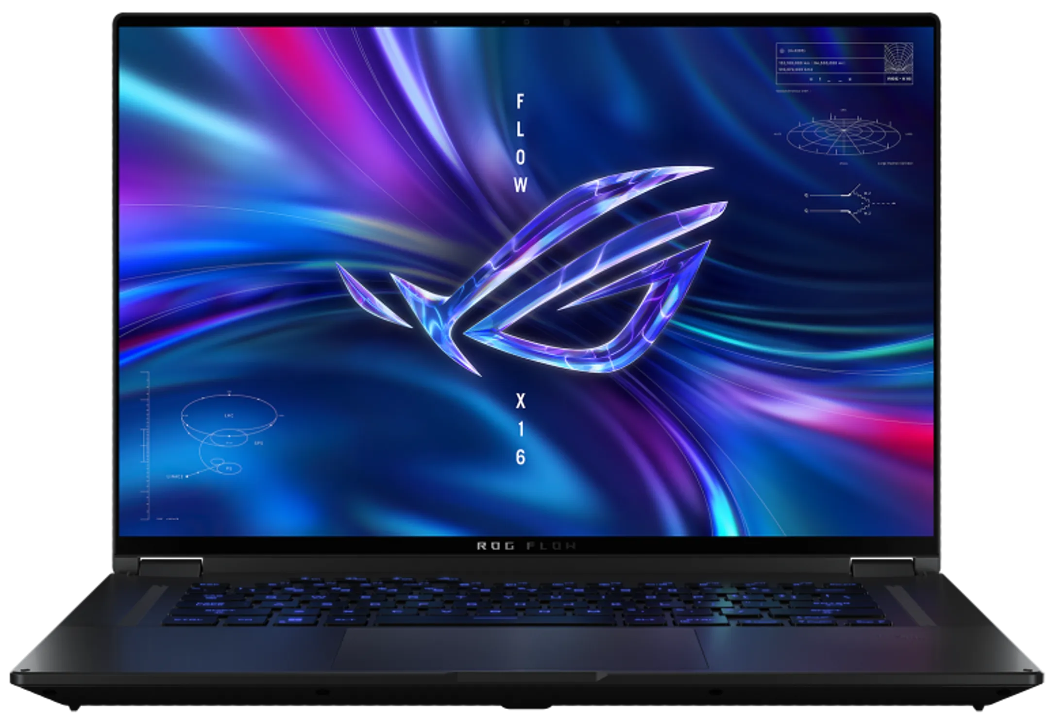 Laptop Gamer ROG Flow X16 - AZERTY - Off Black - GV601VI-NL016BE