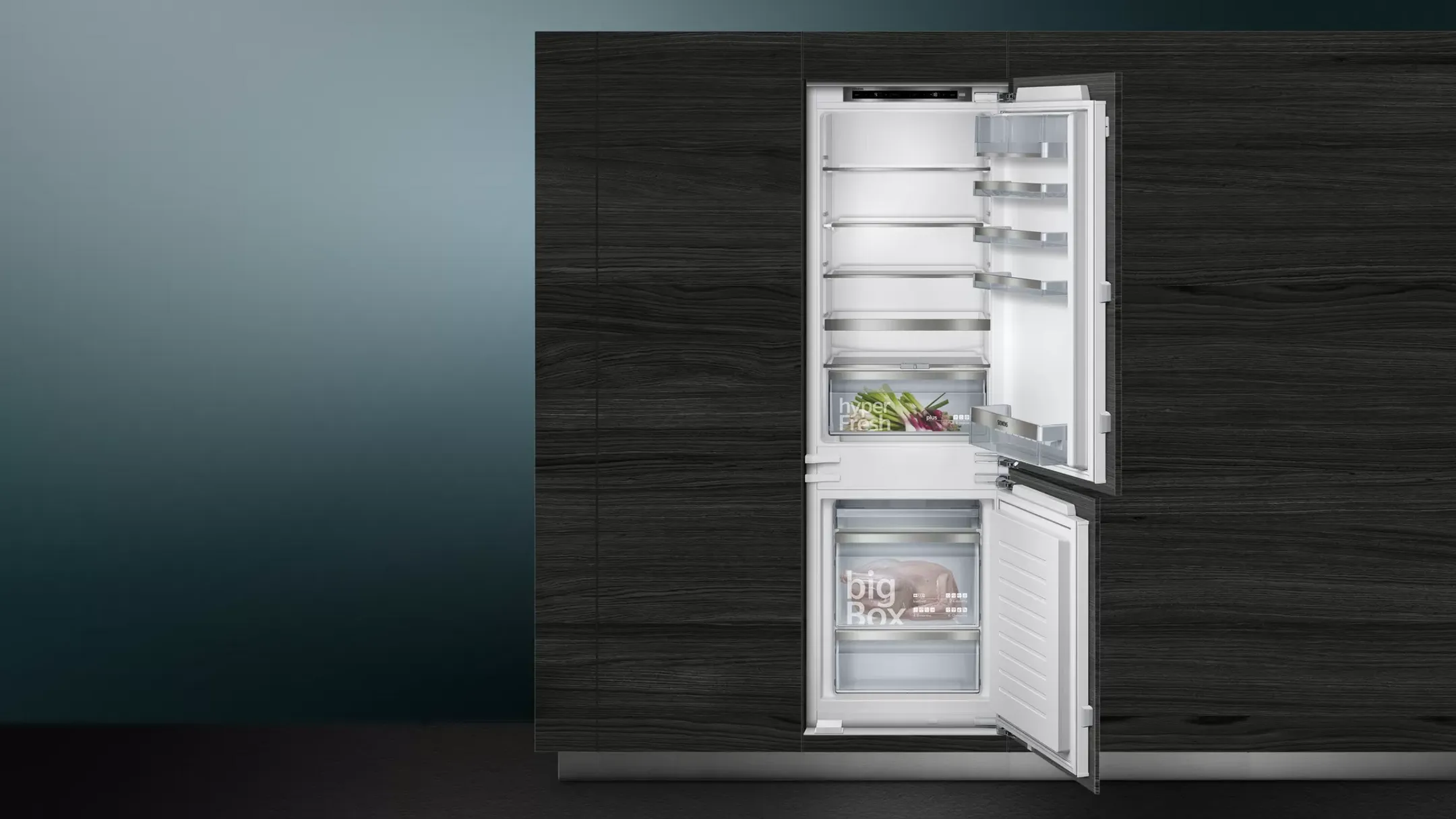 Siemens Einbau-Kombi-Kühl-/Gefrierschrank KI86SADEO IQ500 image