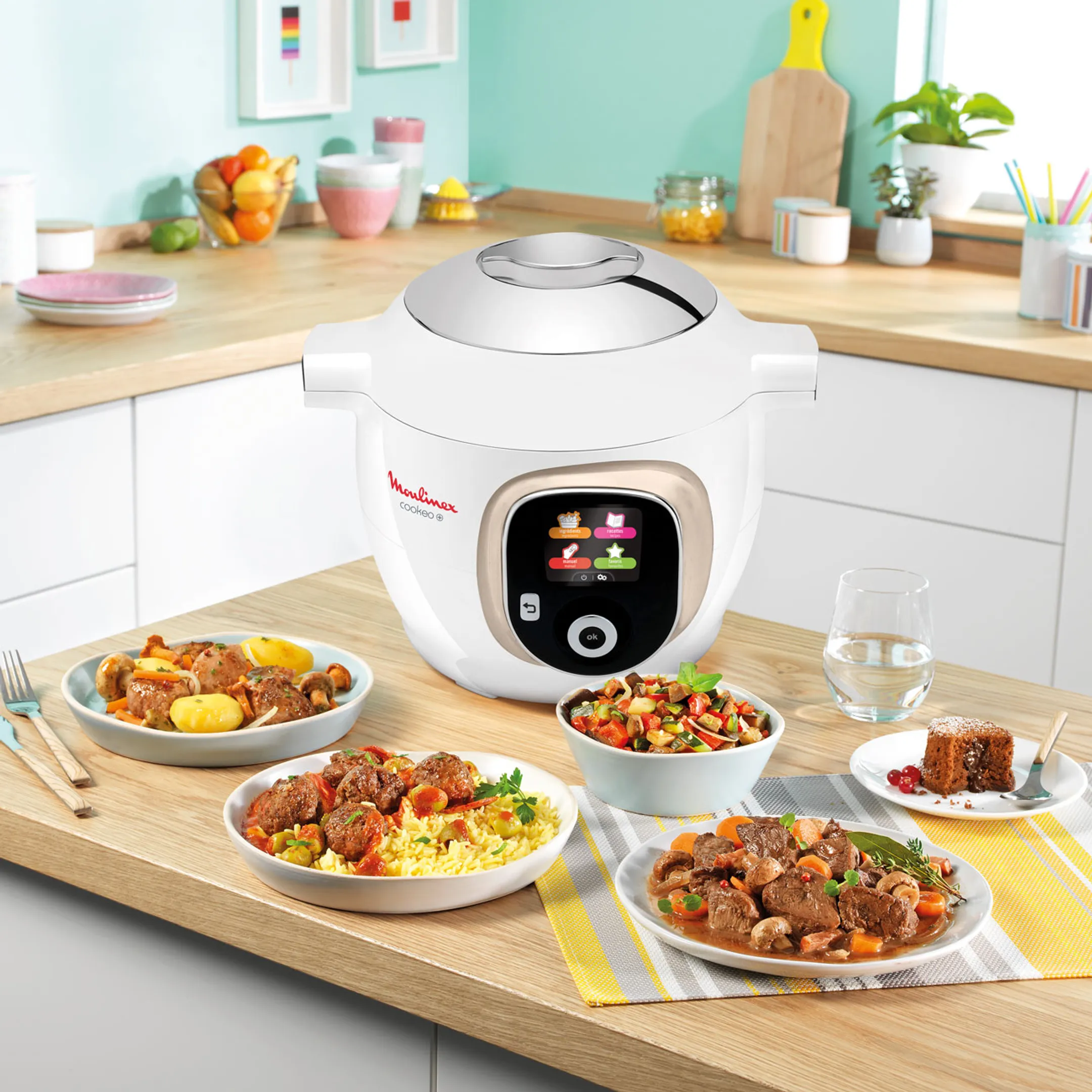 Moulinex Multicooker Cookeo+ CE85BA10 - White image