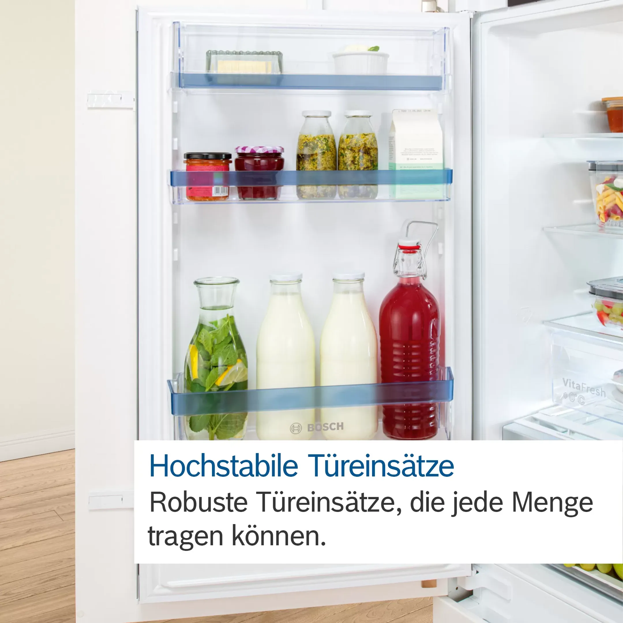Bosch Einbau-Kombi-Kühl-/Gefrierschrank KIV86VSE0 image
