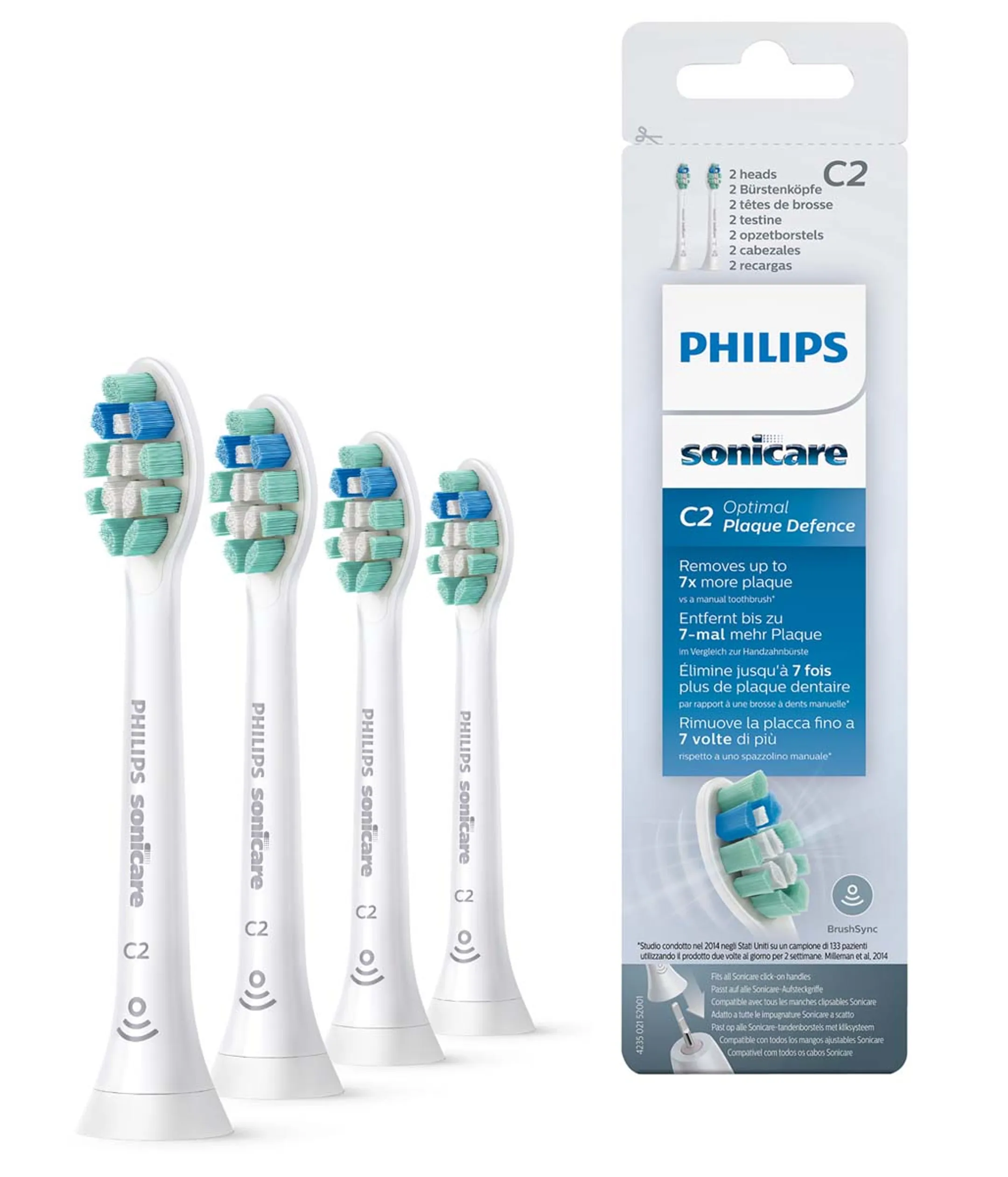 Sonicare C2 Optimal Bürstenkopf Defence-Platte HX9024/10