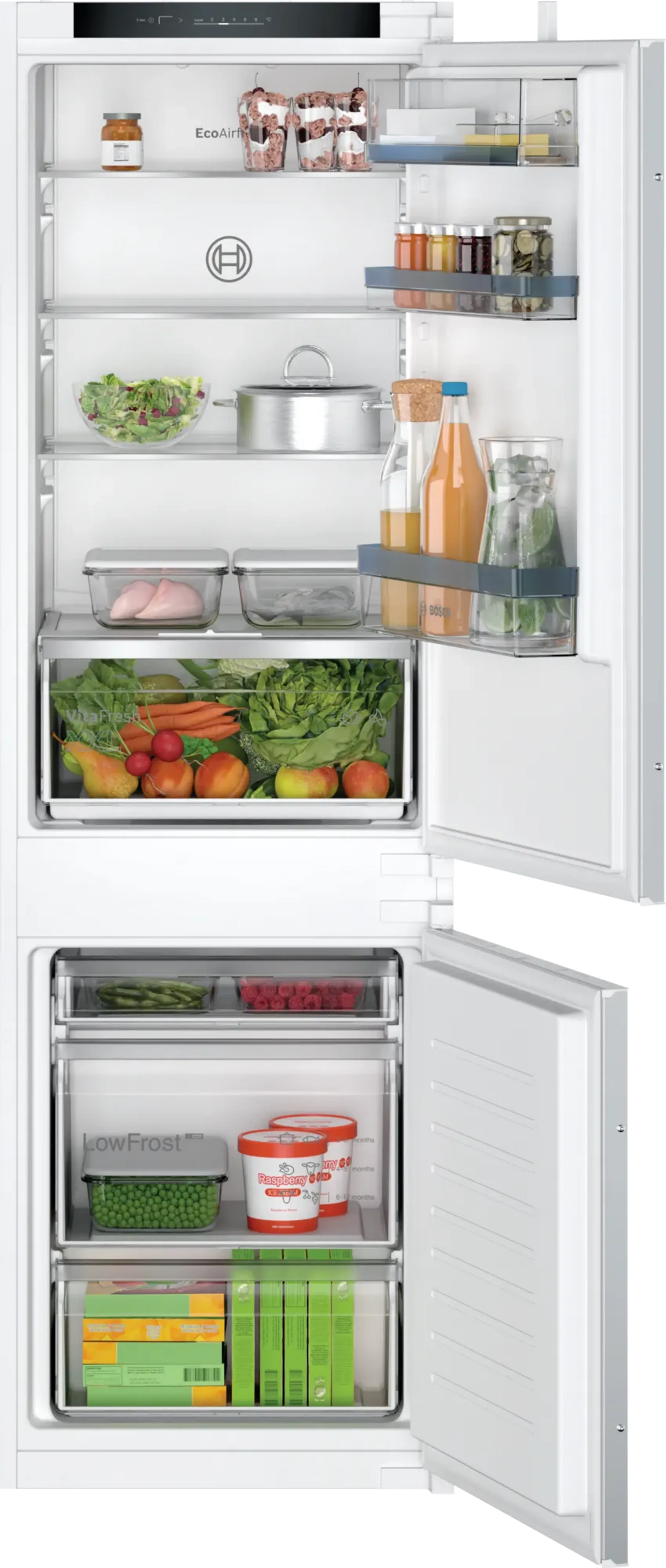 Einbau-Kombi-Kühl-/Gefrierschrank KIV86VSE0