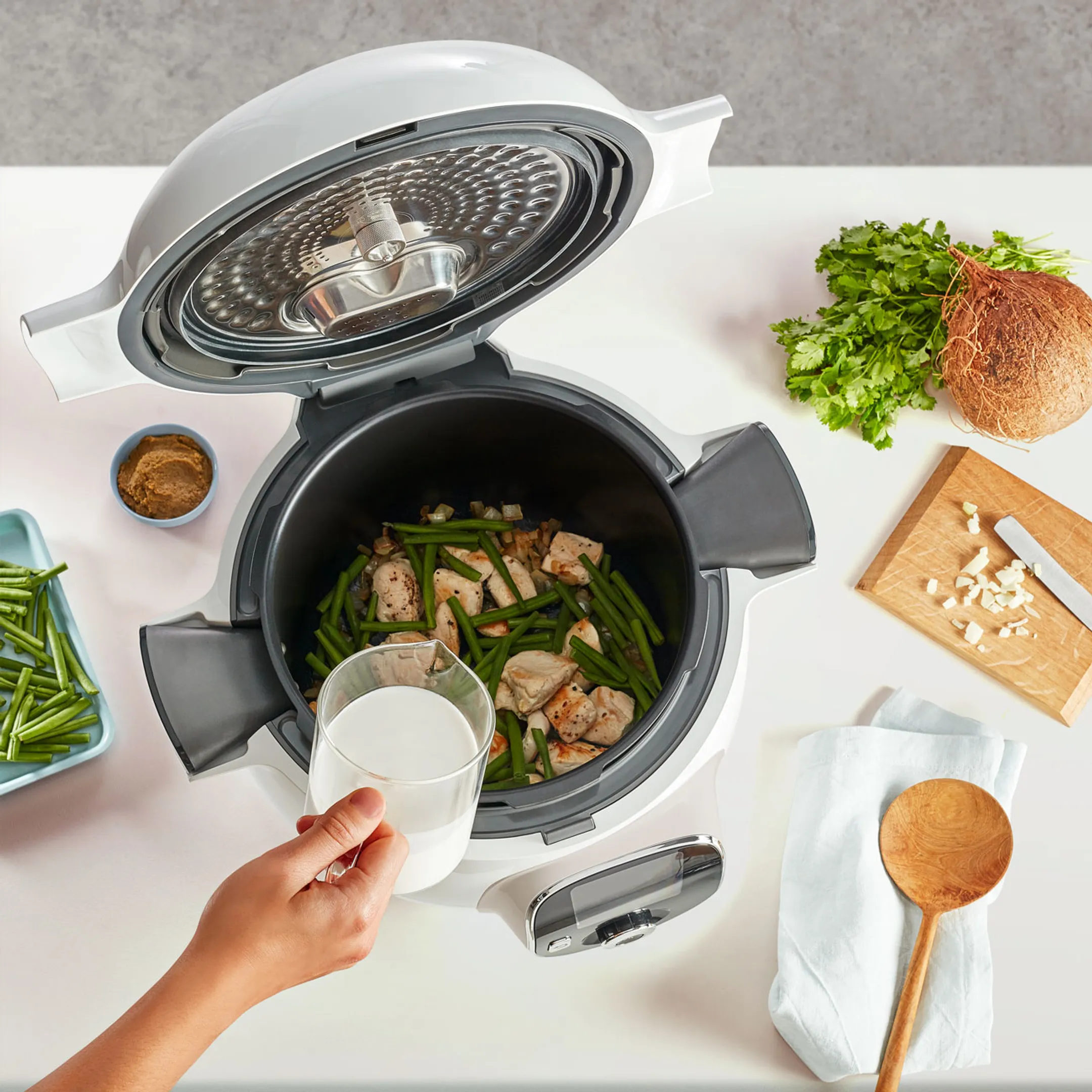 Moulinex Multicooker Cookeo+ CE85BA10 - White image