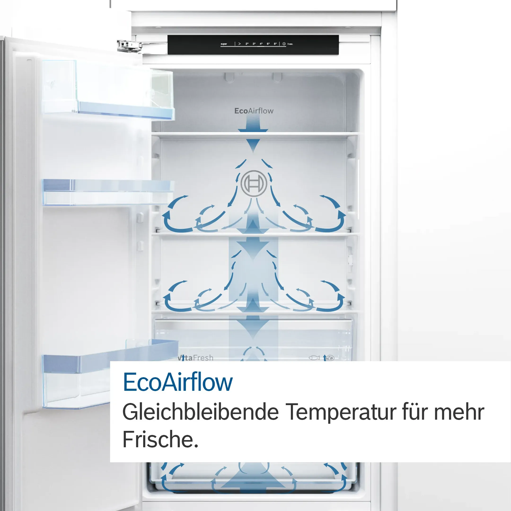 Bosch Einbau-Kombi-Kühl-/Gefrierschrank KIV86VSE0 image