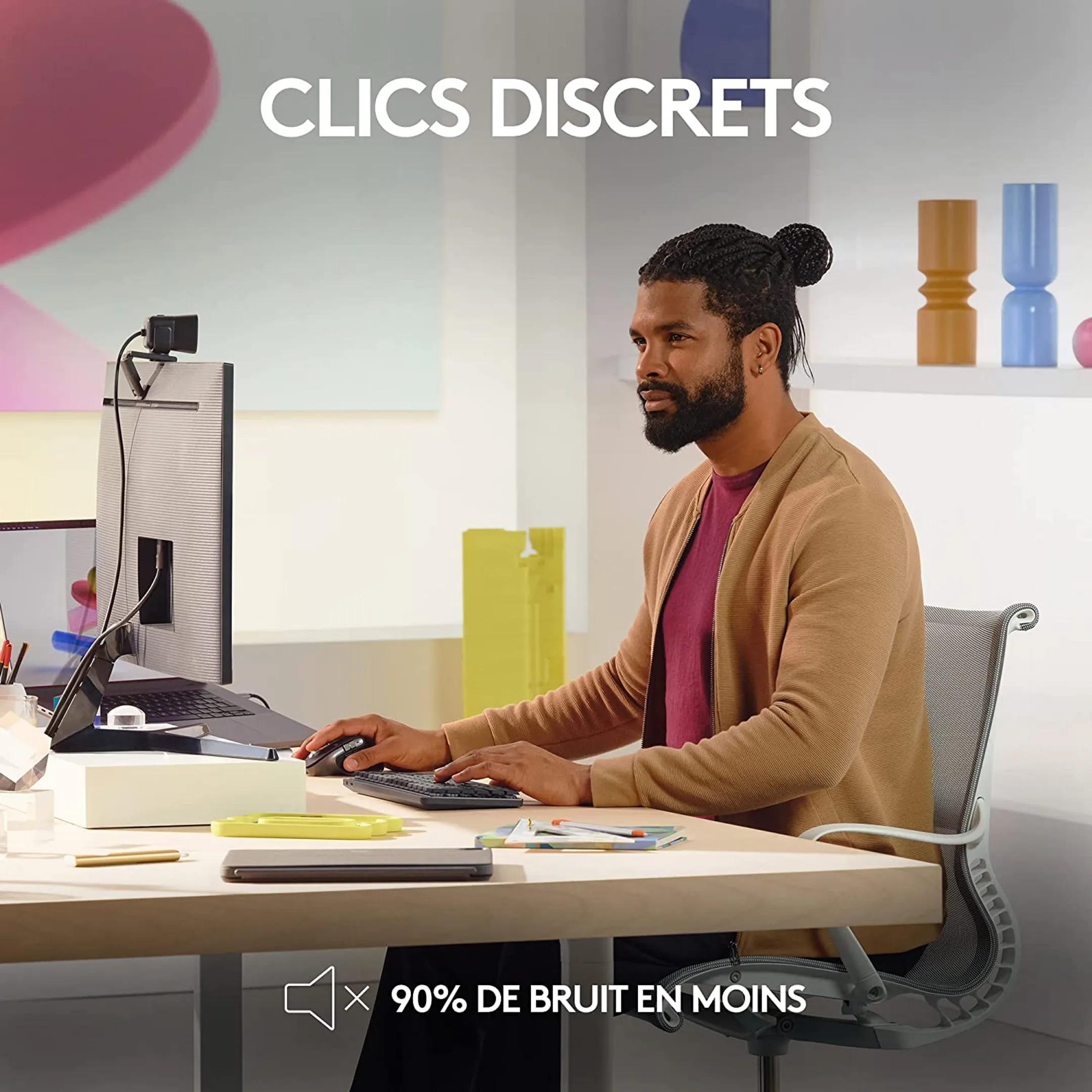 Logitech Souris sans Fil MX Master 3S for MAC - Space Gray image