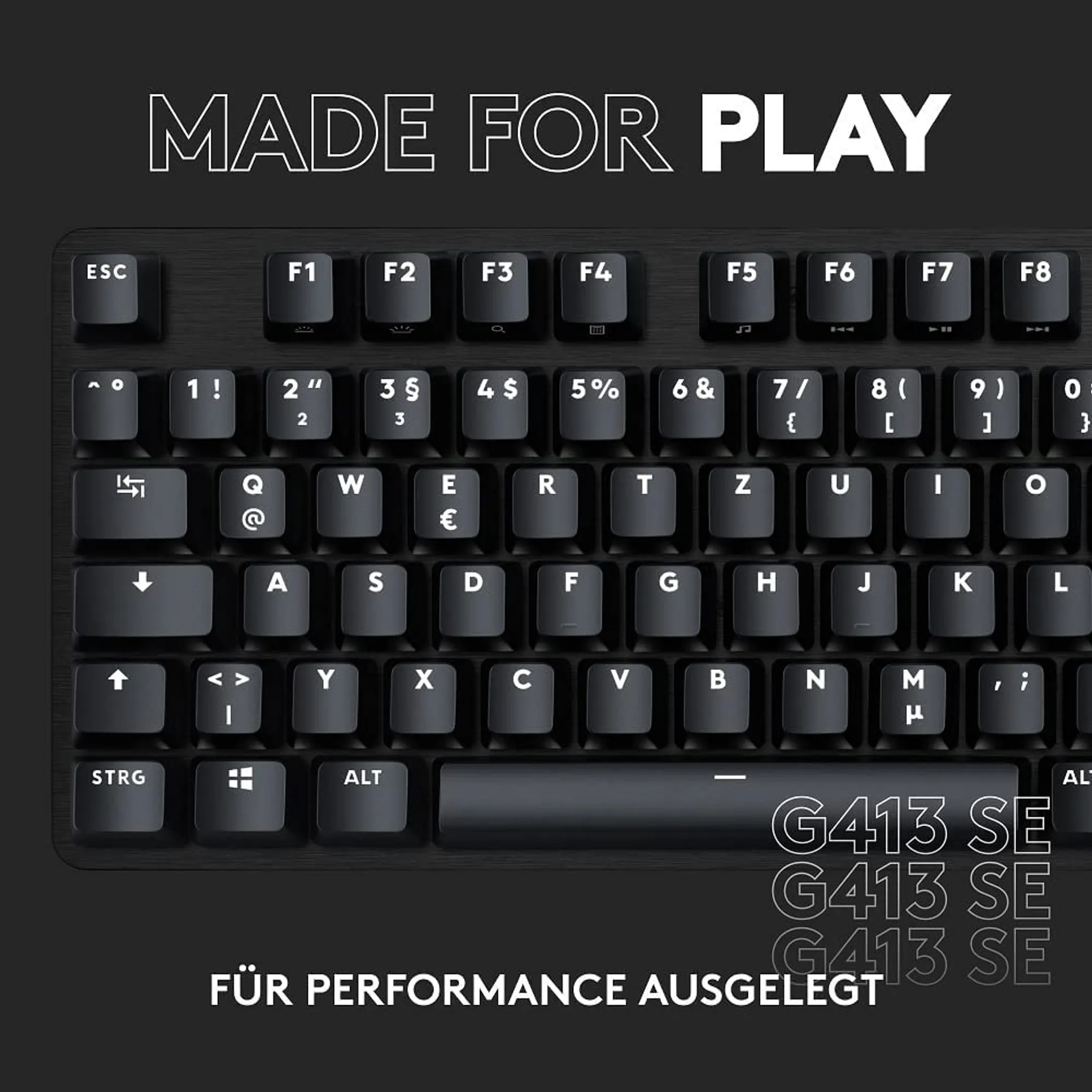 Logitech G Gaming Tastatur G413 SE - QWERTZ (SF) - Schwarz image