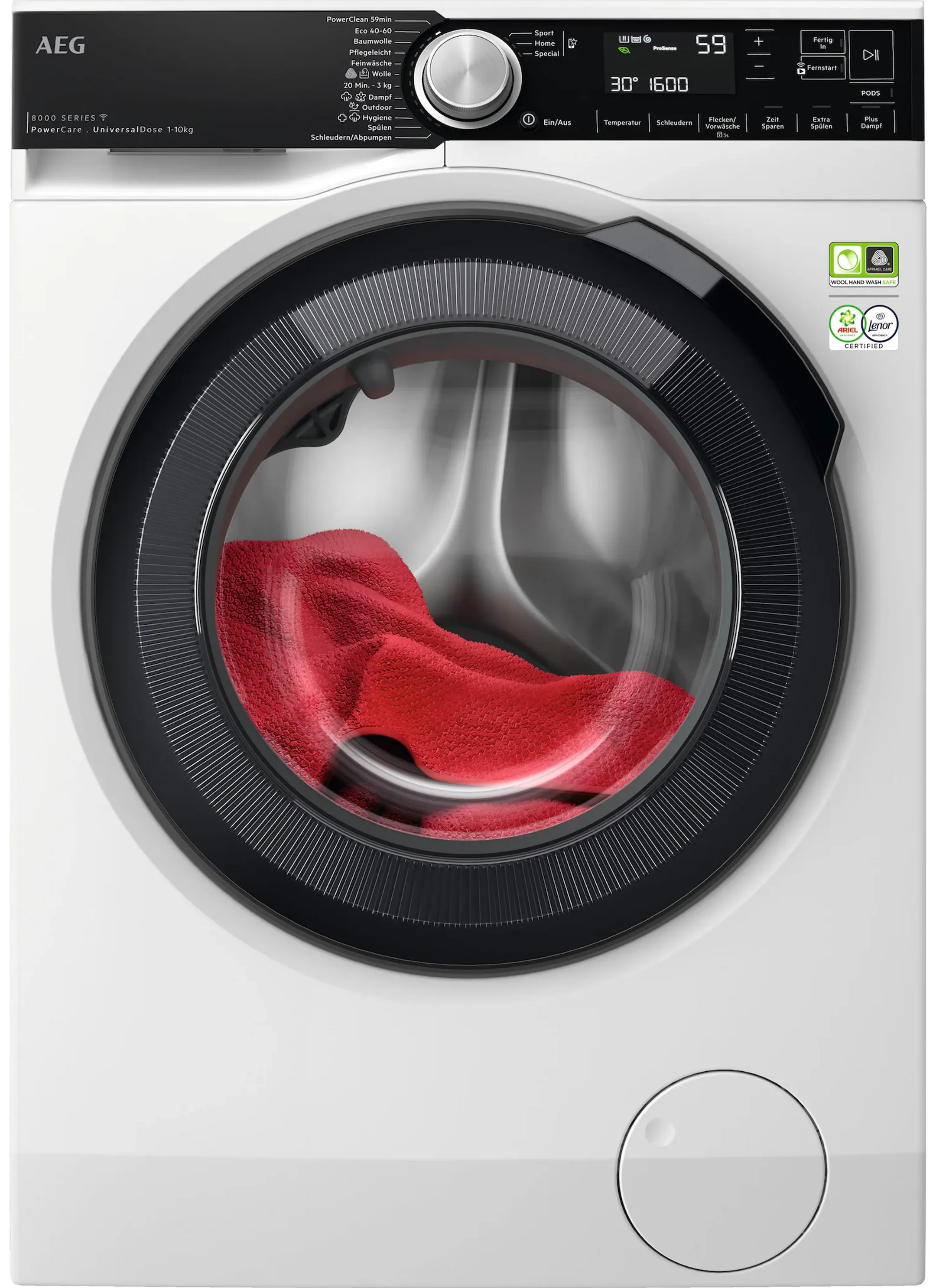Lave-linge PowerCare LR8E80600 UniversalDose