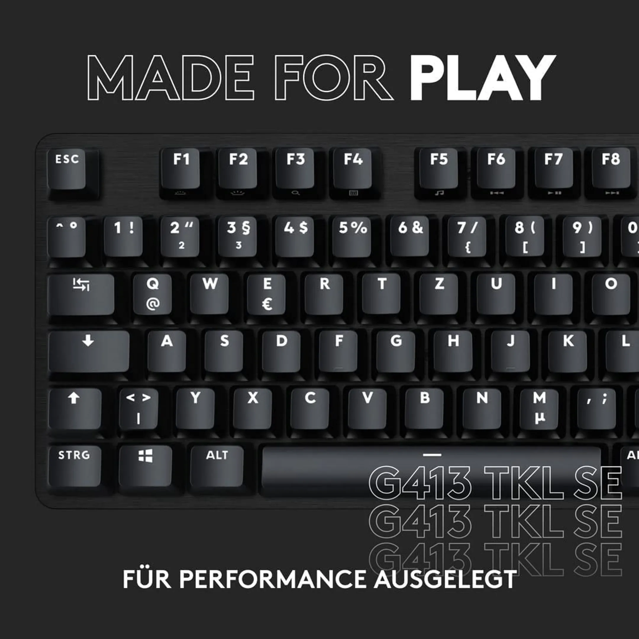 Logitech G Gaming Tastatur G413 TKL SE - QWERTZ (SF) - Schwarz image