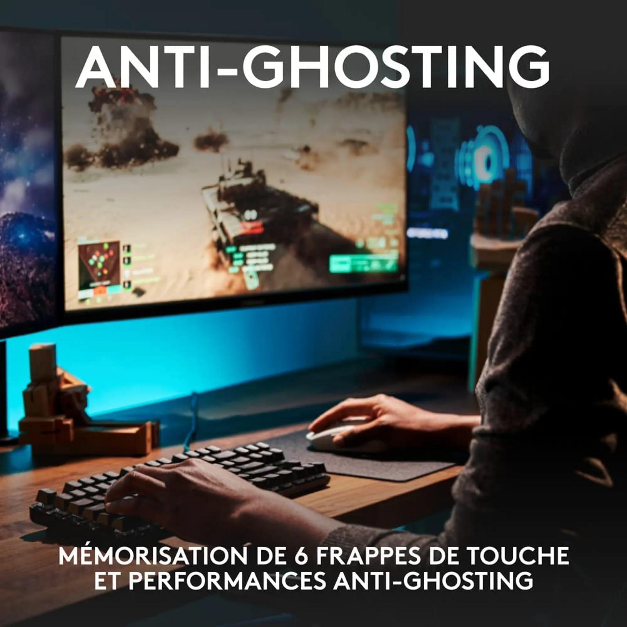 Logitech G Clavier Gaming G413 TKL SE - AZERTY (BE) - Noir image