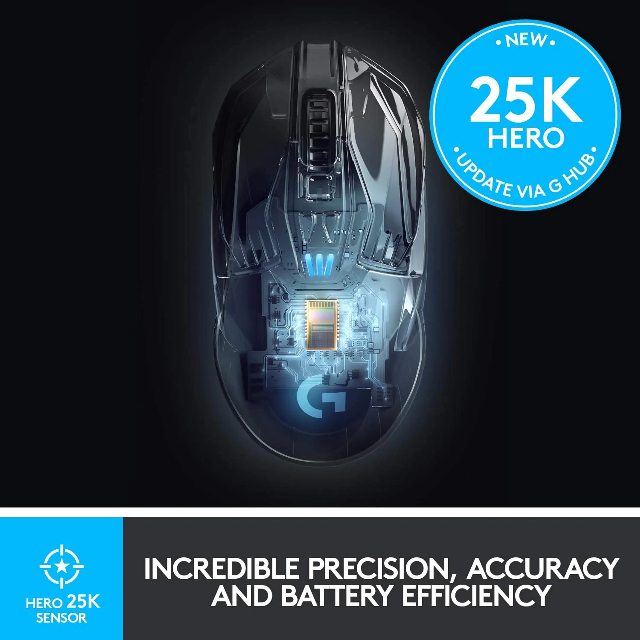 Logitech G Wireless Gaming Mouse G903 LIGHTSPEED - Black image