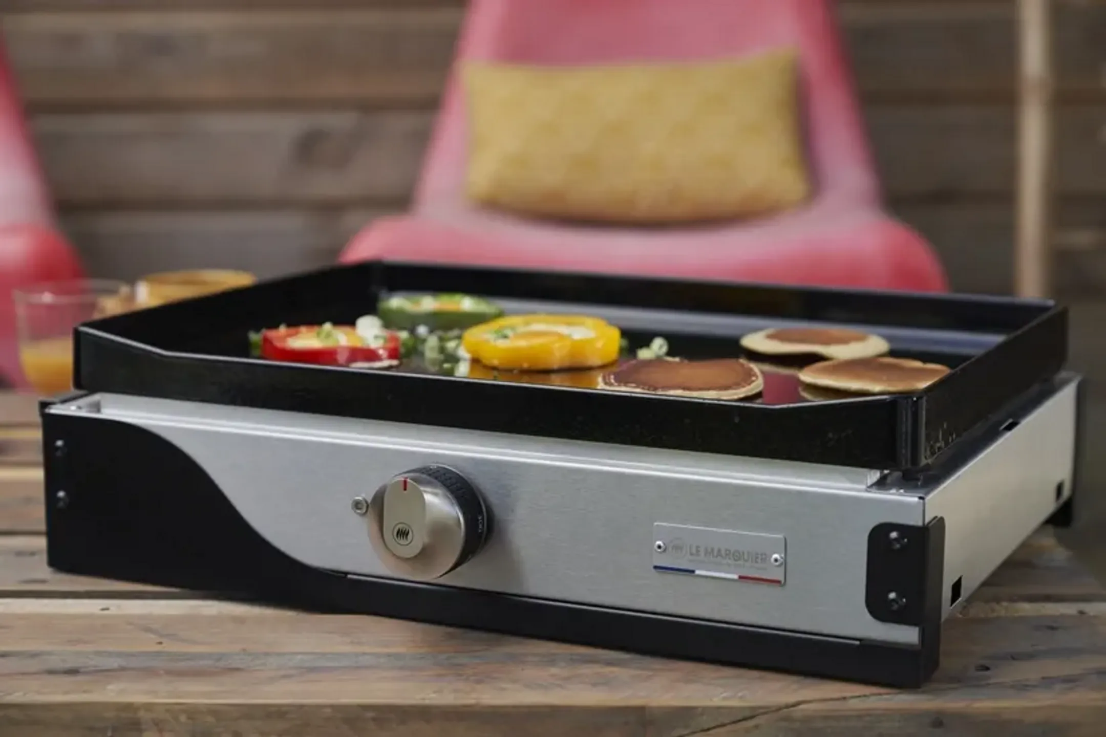 LE MARQUIER La petite Française 150 DUO Electric Plancha image