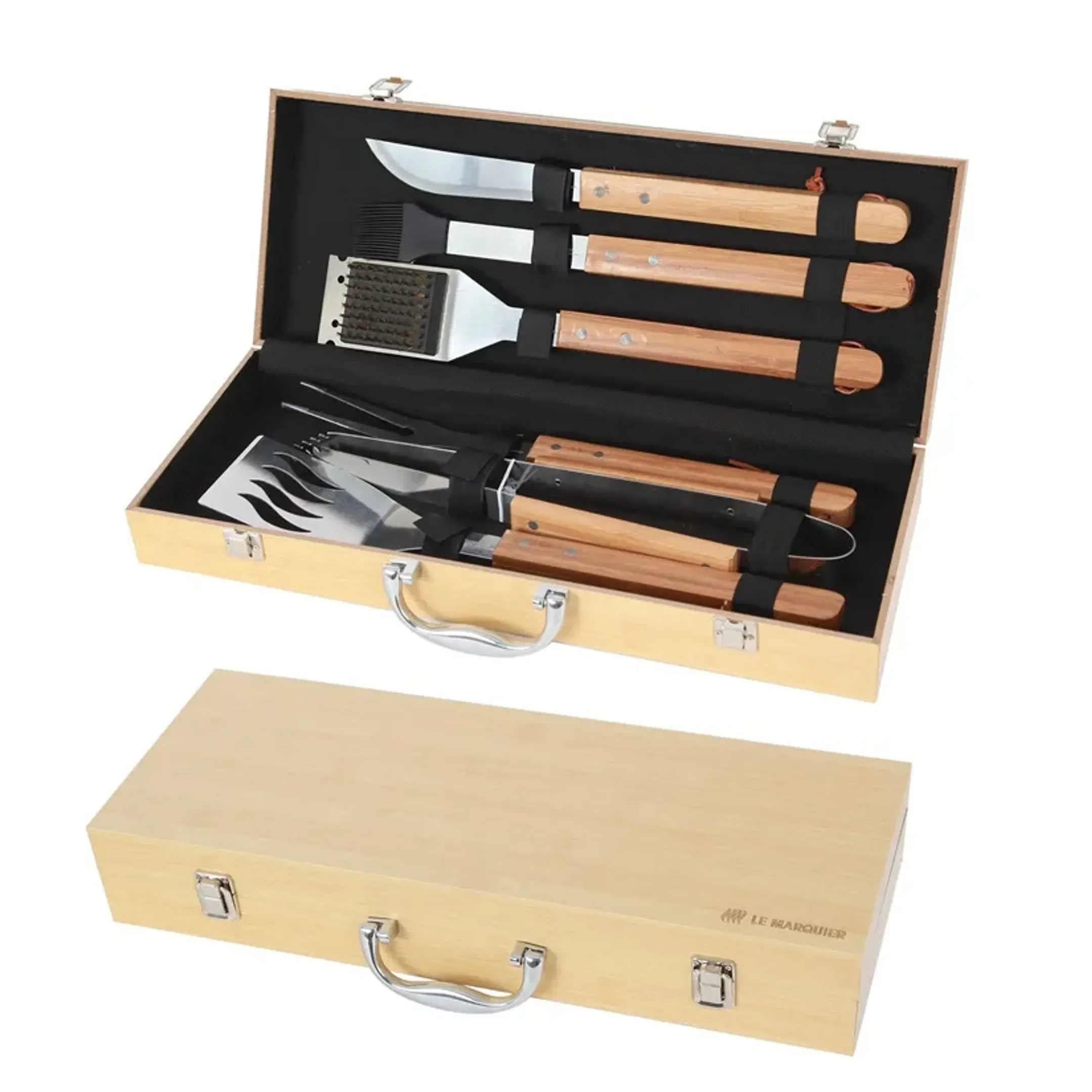 Bundle product MALLETTE 6 USTENSILES BARBECUE BAMBOU