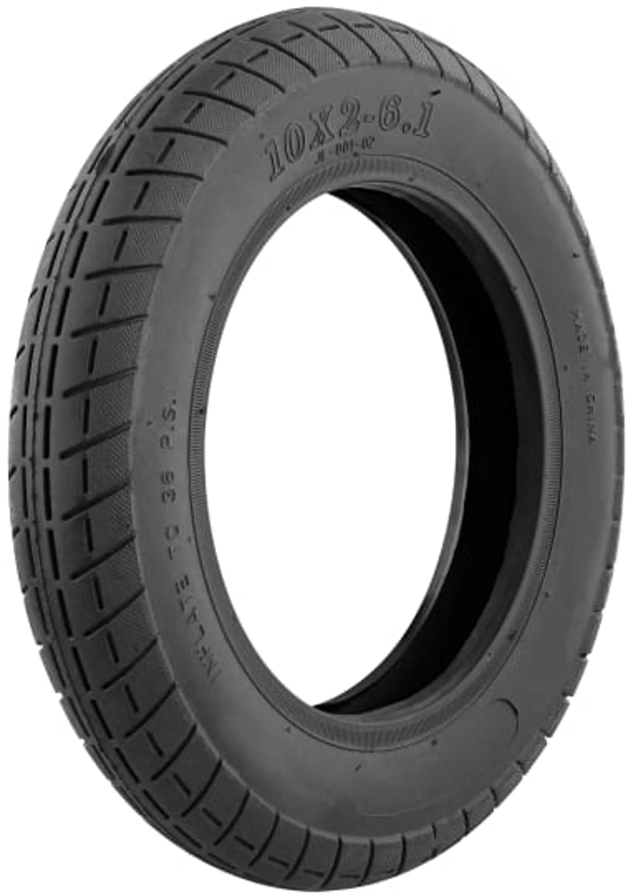 Pneu 10x3.0 Sans Chambre à Air Pour Trottinette électrique Kaabo Mantis - Caoutchouc Robuste, Noir