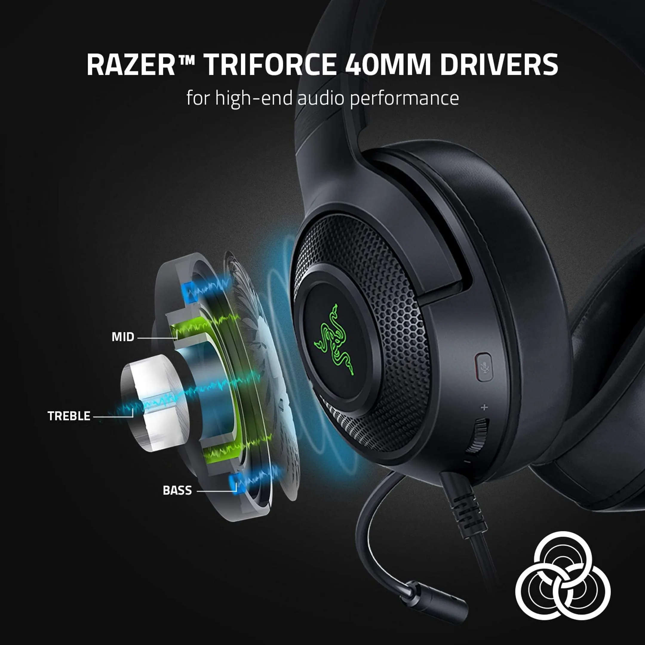 Razer Casque Gaming Kraken V3 X - Noir image