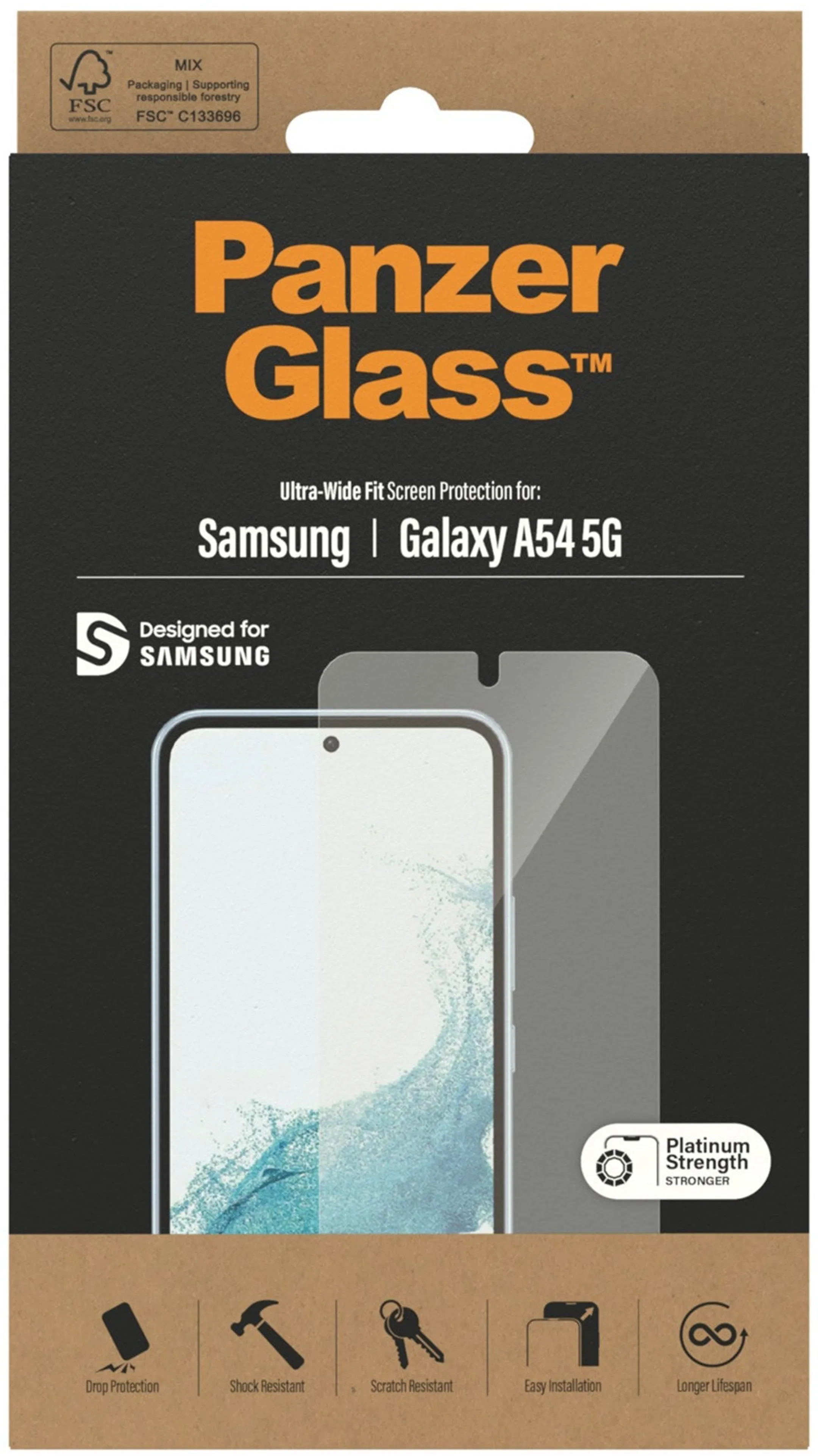 Protège écran pour Samsung Galaxy A54