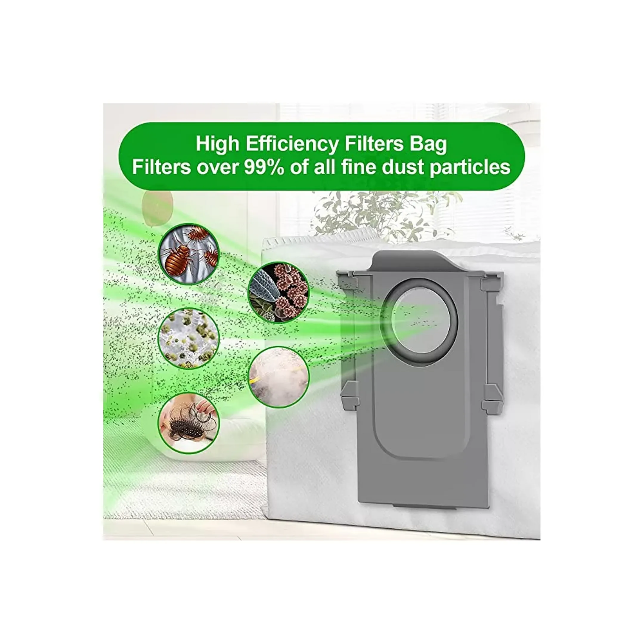 ROBOROCK Sac à poussière pour Roborock 6pcs image