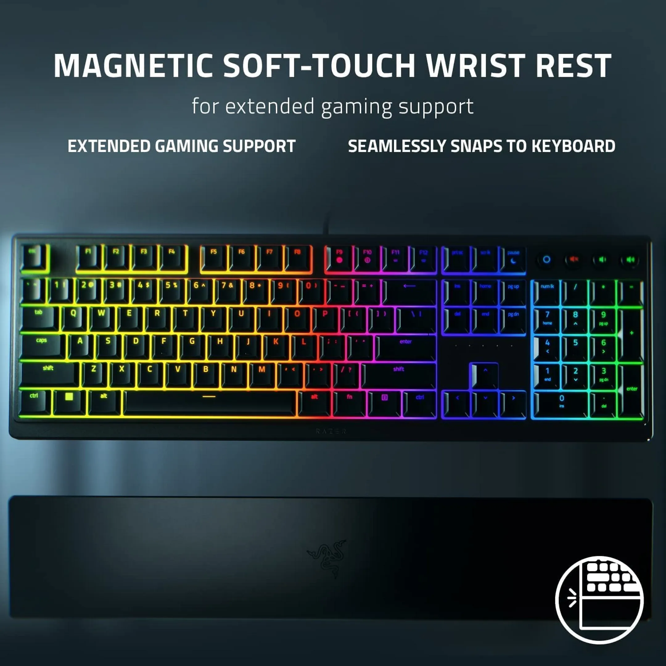 Razer Gaming Keyboard Ornata V3 - QWERTZ (SF) - Black image
