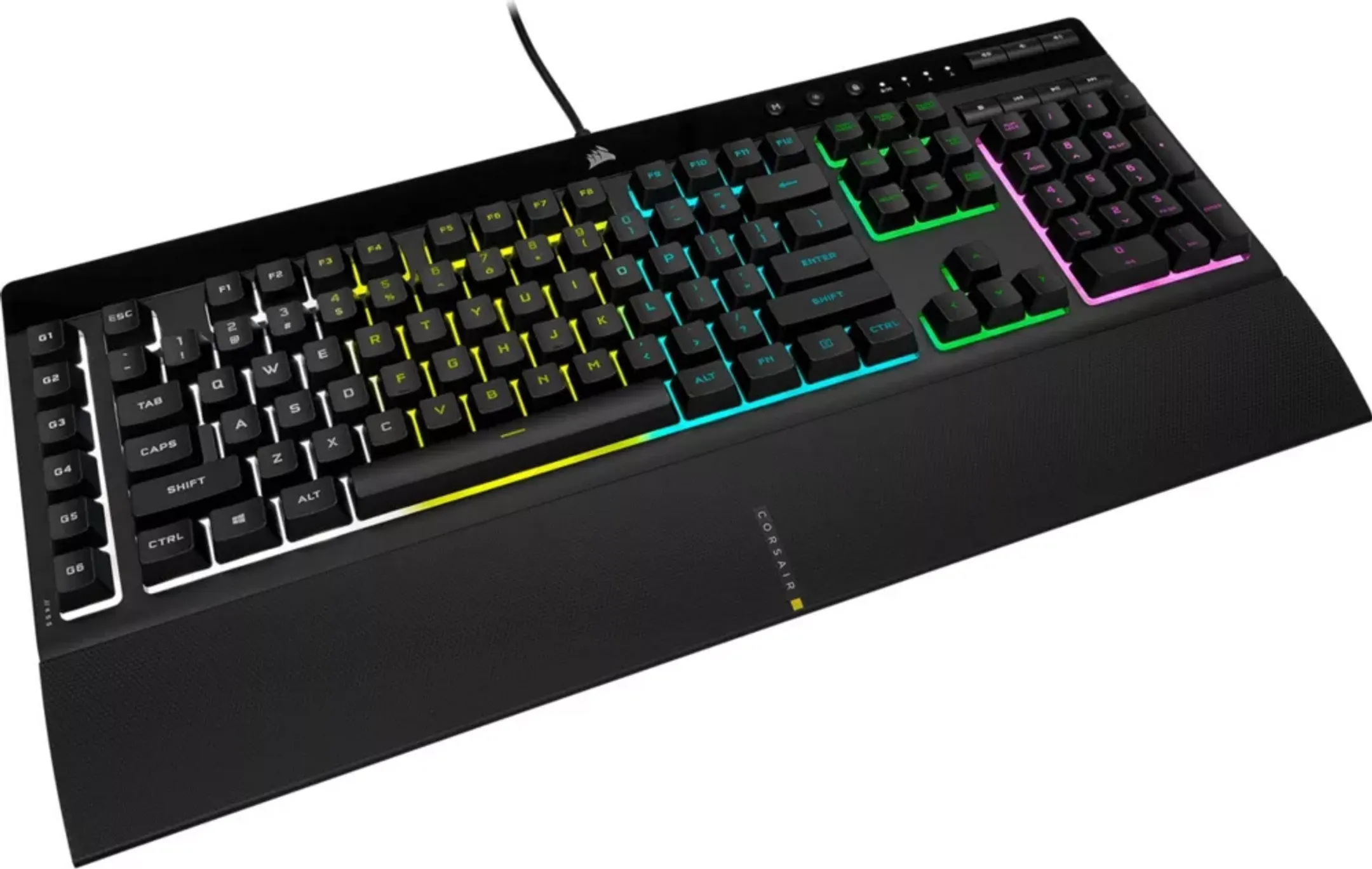 Corsair Gaming-Tastatur K55 RGB Pro - AZERTY (FR) - Schwarz image