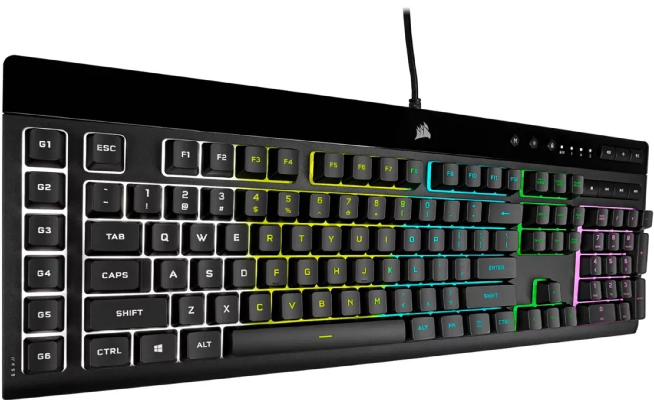 Corsair Gaming-Tastatur K55 RGB Pro - AZERTY (FR) - Schwarz image