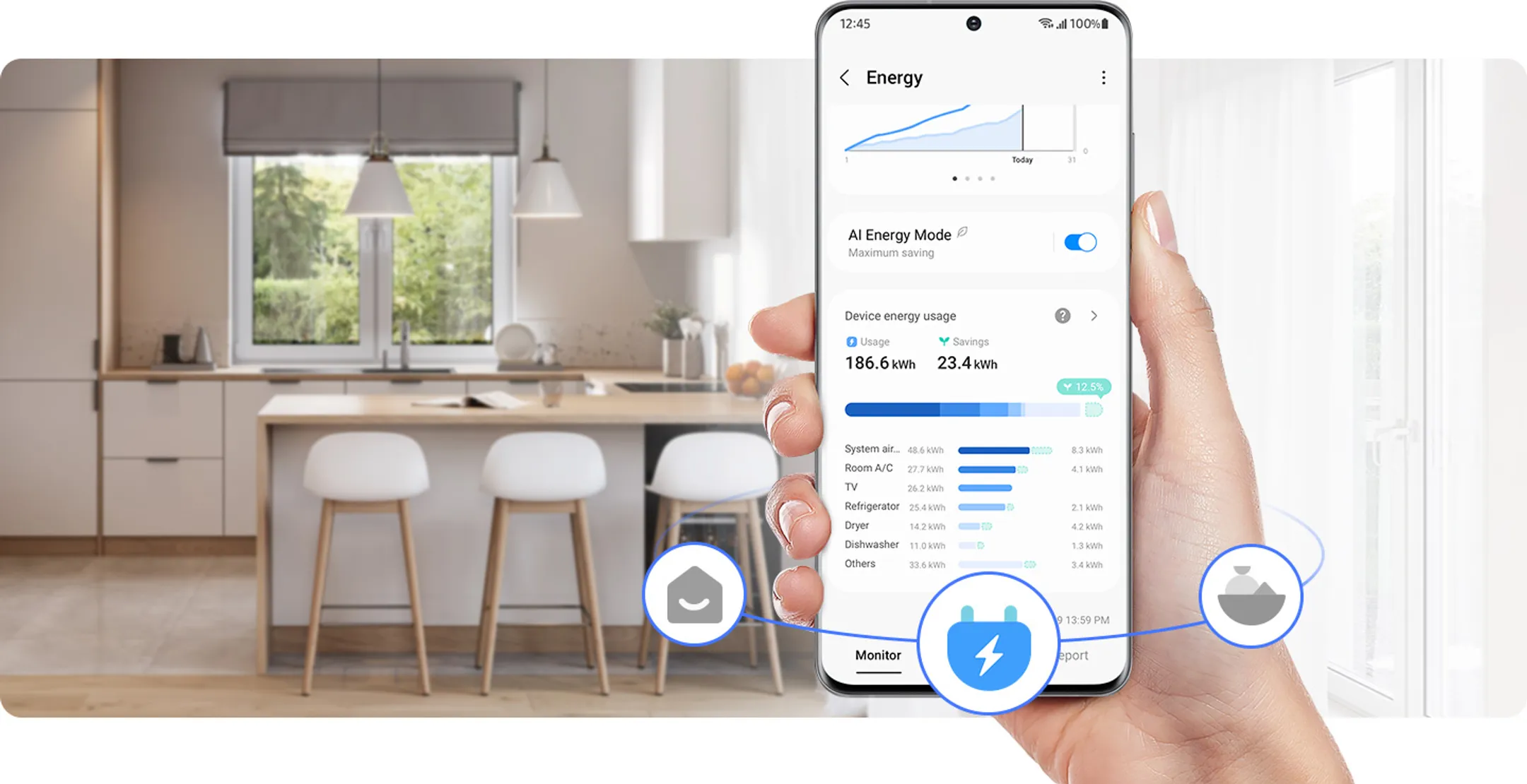 Samsung Combi frigo congélateur RB34C670DSA image