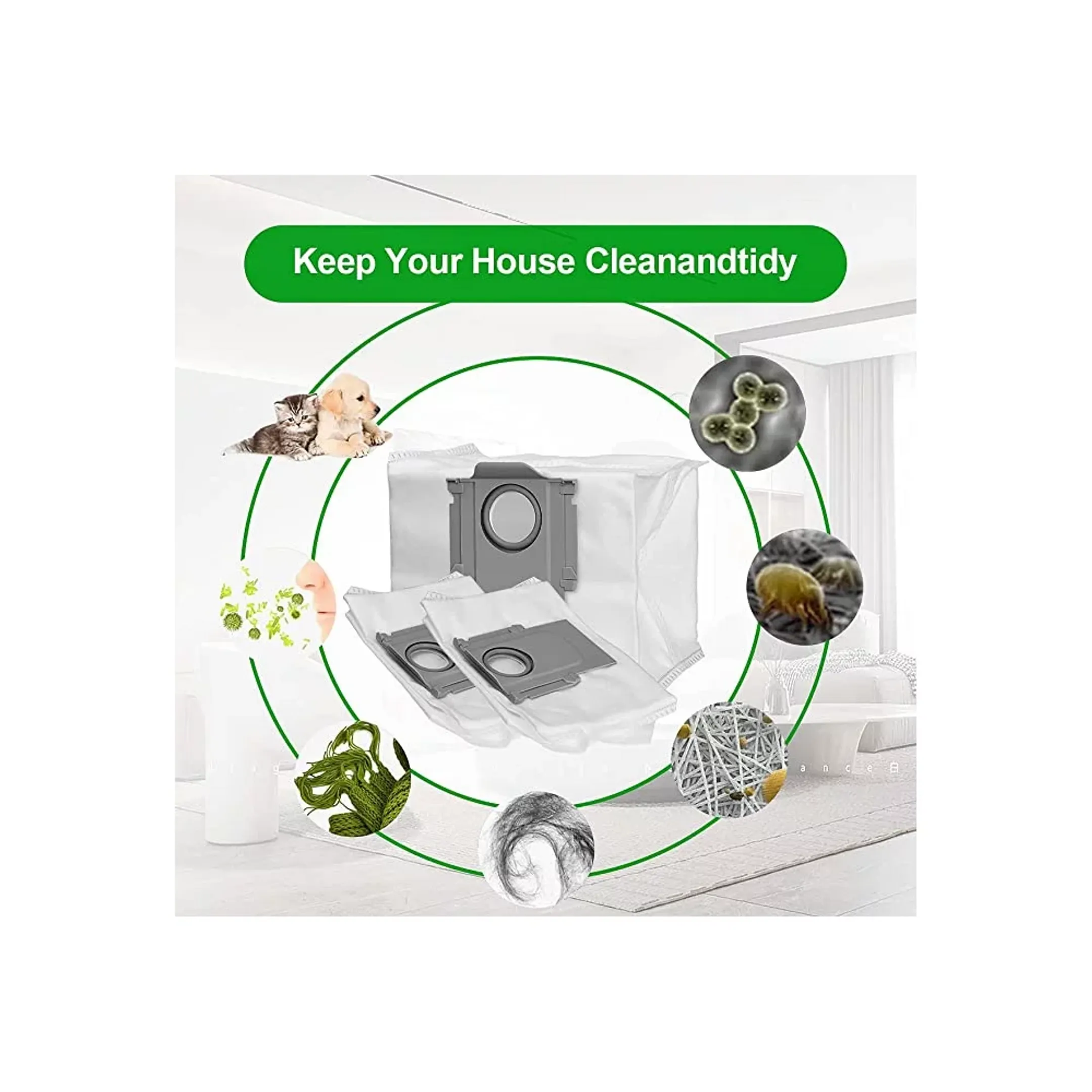 ROBOROCK Sac à poussière pour Roborock 6pcs image