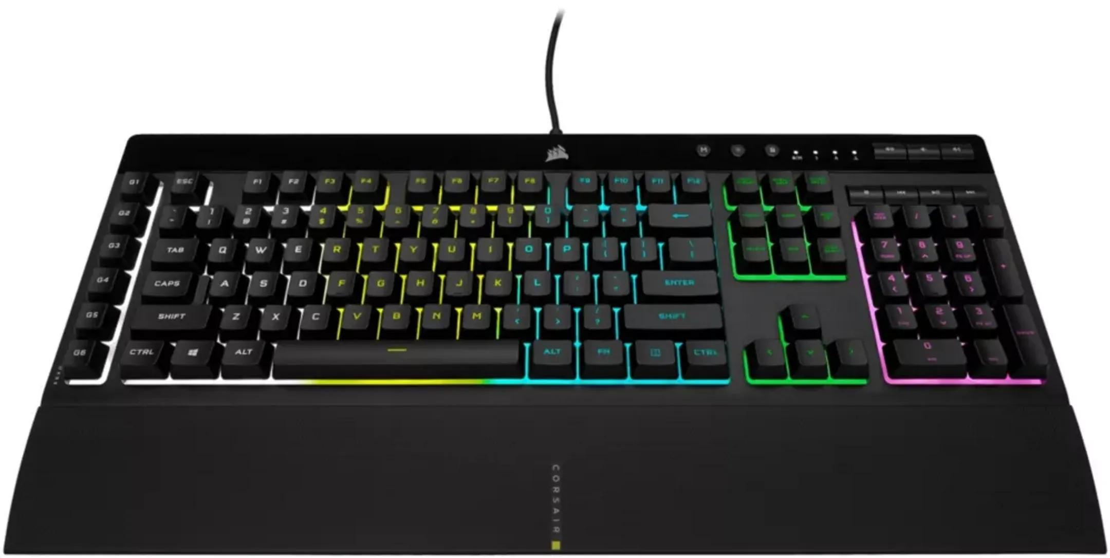 Gaming-Tastatur K55 RGB Pro - AZERTY (FR) - Schwarz