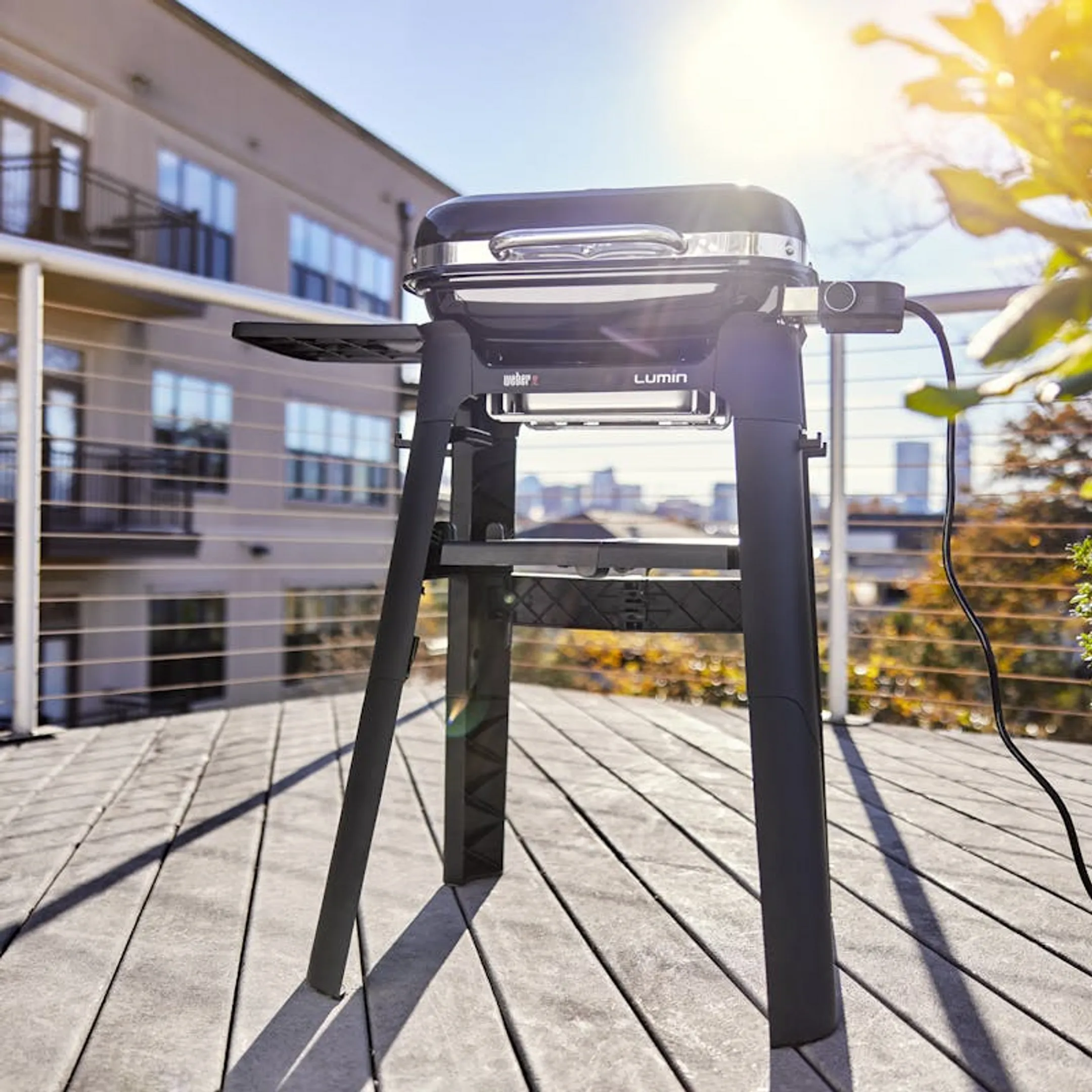 Barbecue électrique Lumin Compact avec support 