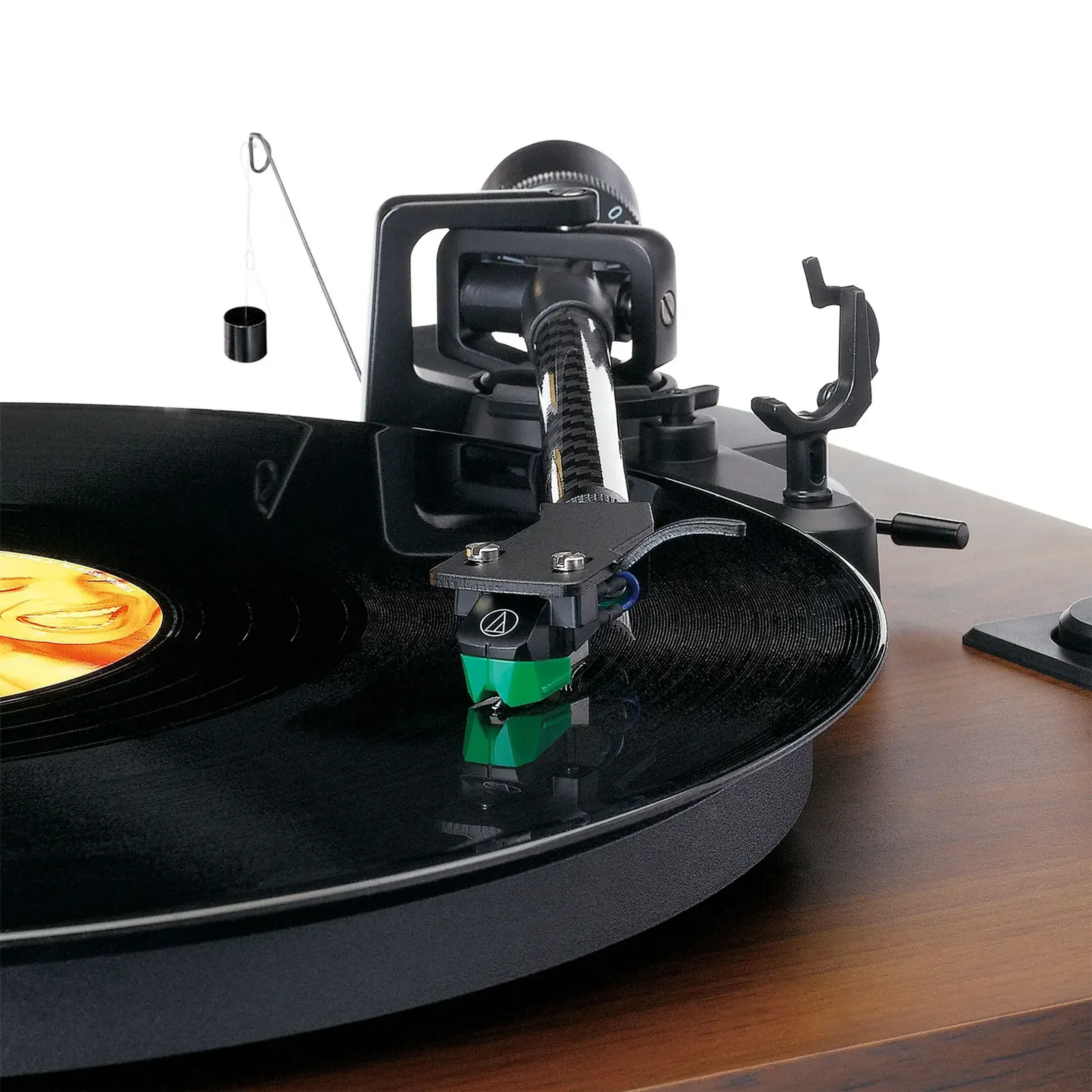 Lenco Platine vinyle avec amplificateur intégré et 2 enceintes LS-600WA - Bois image