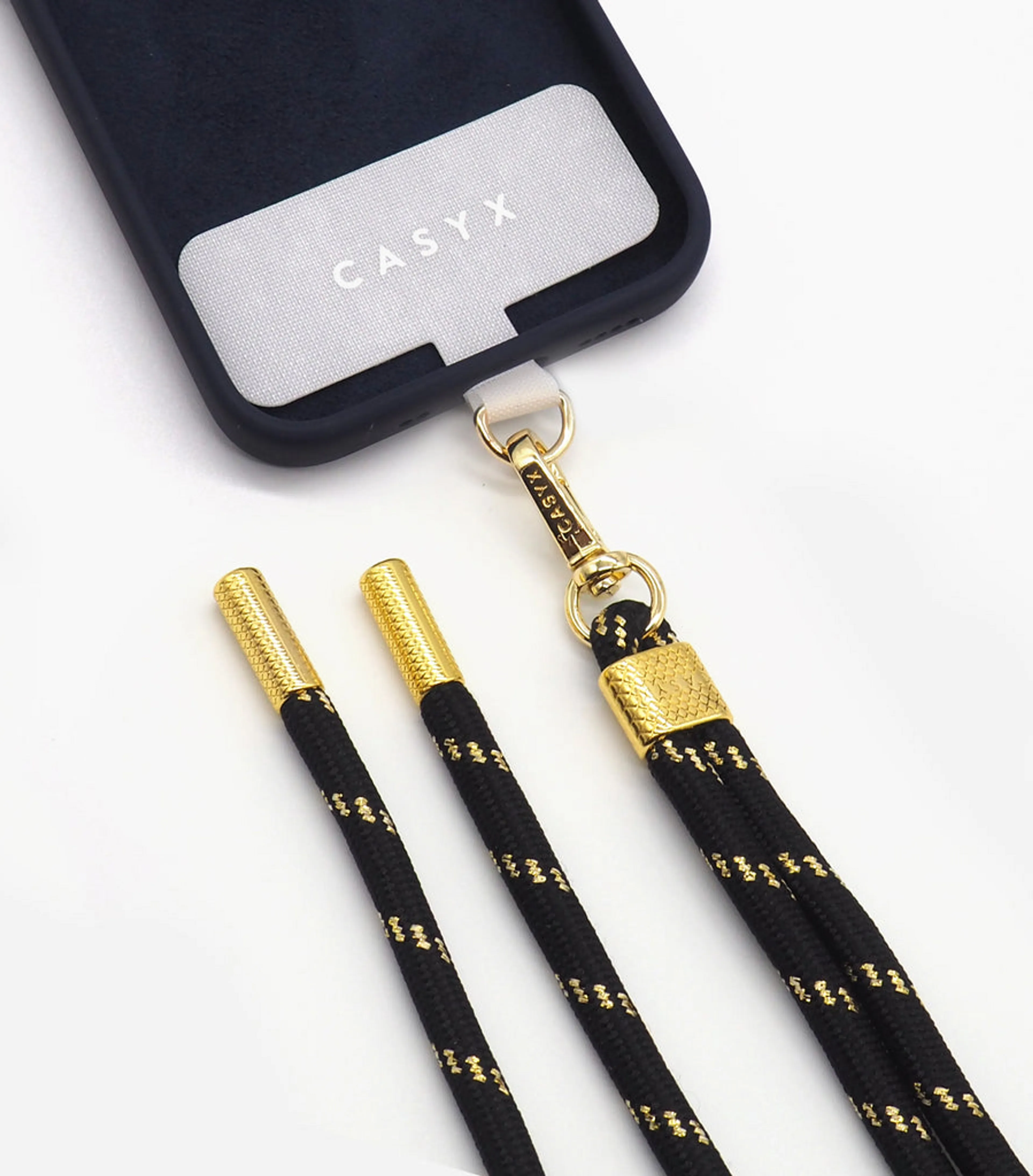 CASYX Cordon pour Smartphone - Noir Précieux image