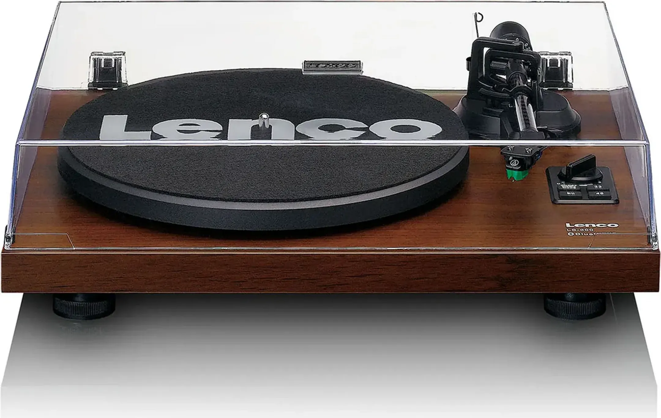 Lenco Platine vinyle avec amplificateur intégré et 2 enceintes LS-600WA - Bois image