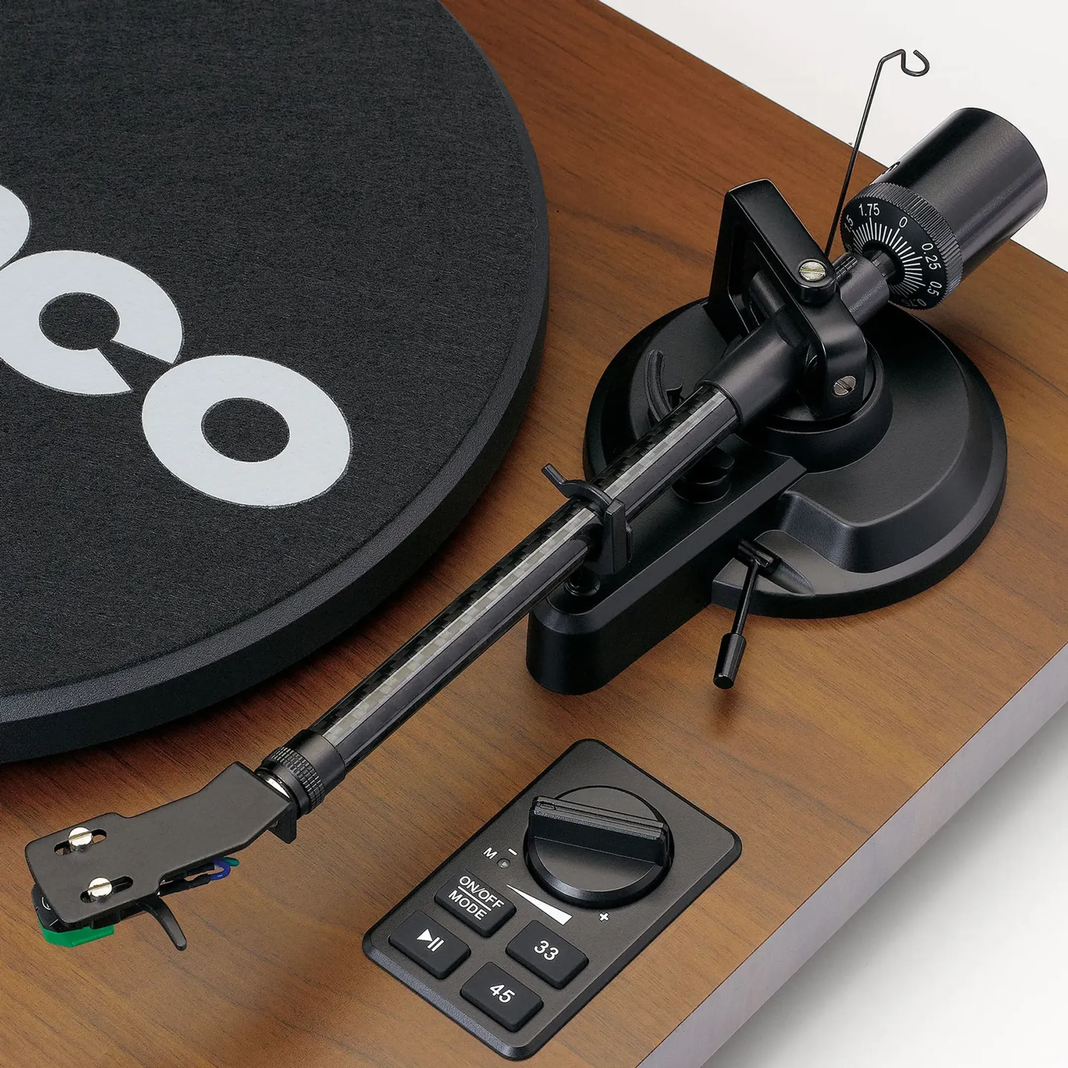 Lenco Platine vinyle avec amplificateur intégré et 2 enceintes LS-600WA - Bois image