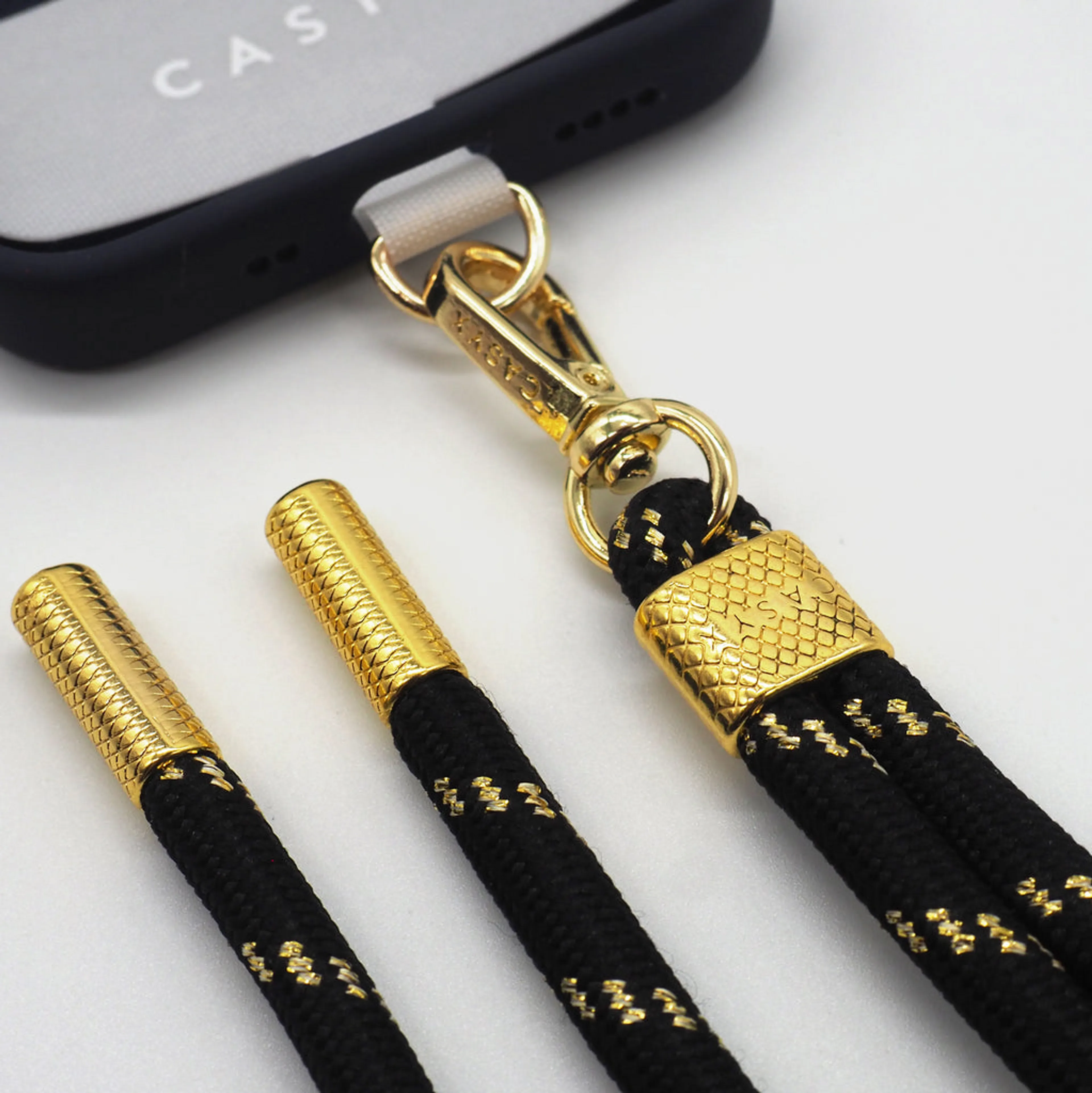 CASYX Cordon pour Smartphone - Noir Précieux image