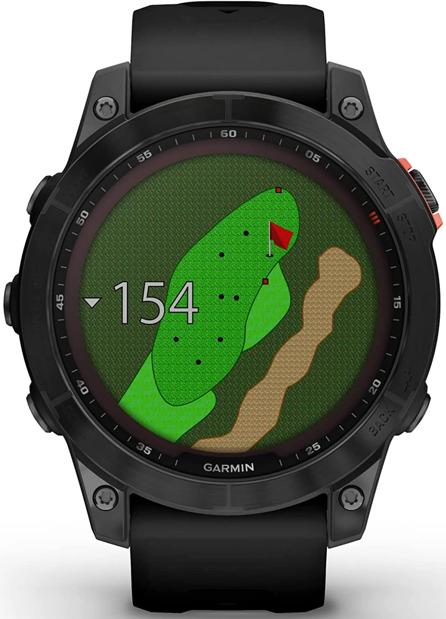 Montre Garmin Fenix 7X Solar Edition 51 Mm Noir - Occasion, état Fonctionnel, Avec Bracelet Silicone, GPS