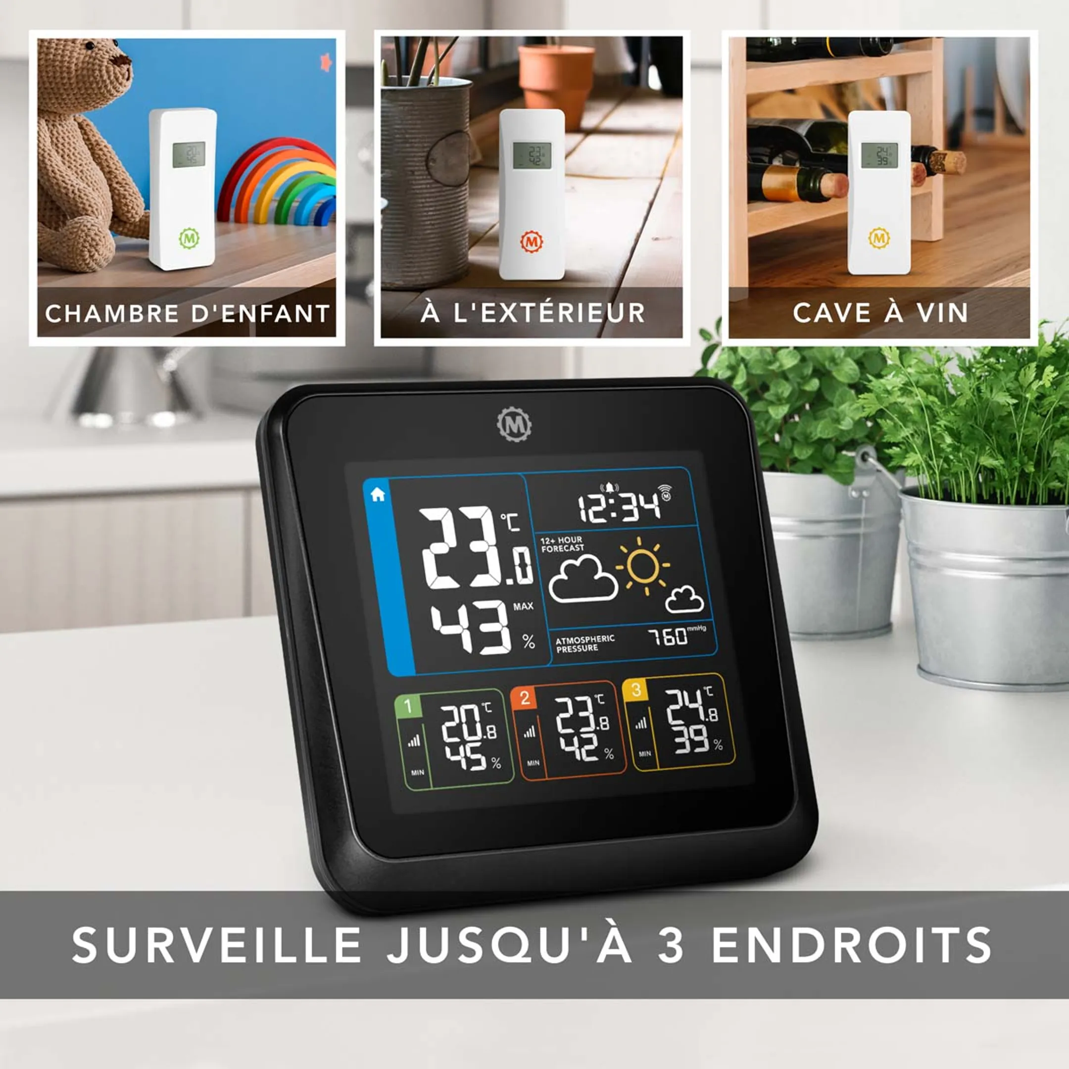 MARATHON Station météo sans fil multi-zone London image