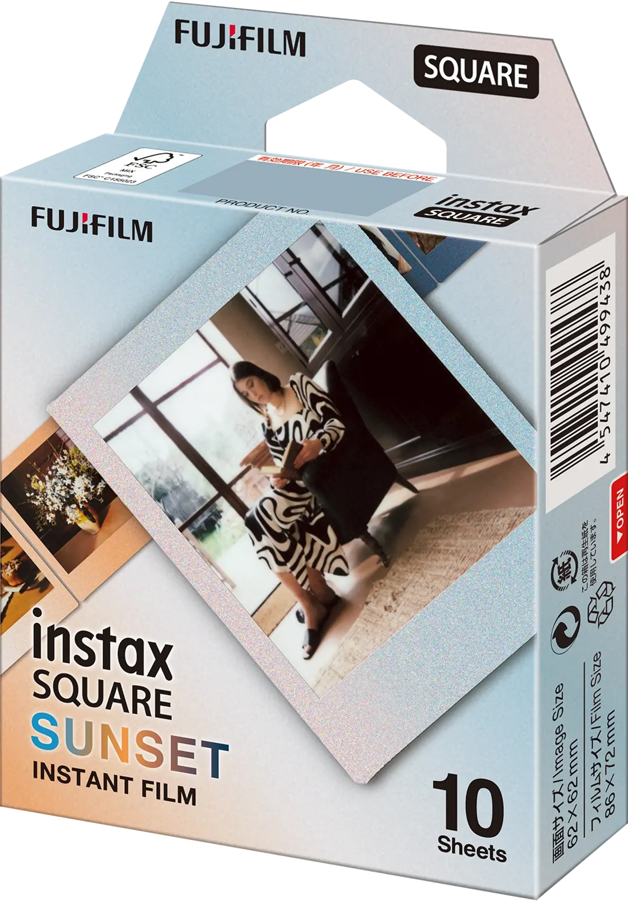 Papier photo SQUARE SunSet - 10 feuilles