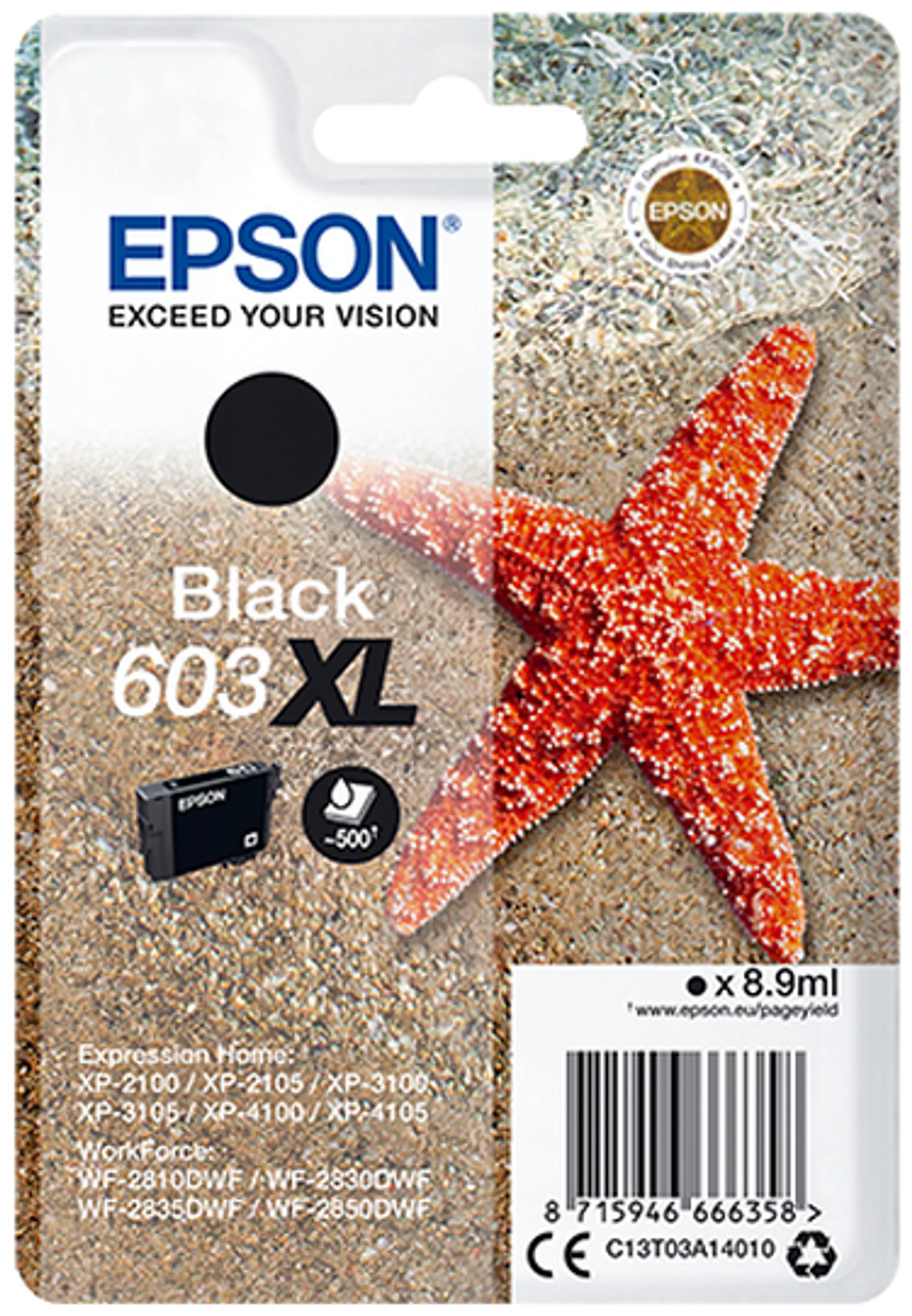 Ink Cartridge - 603 XL - Black