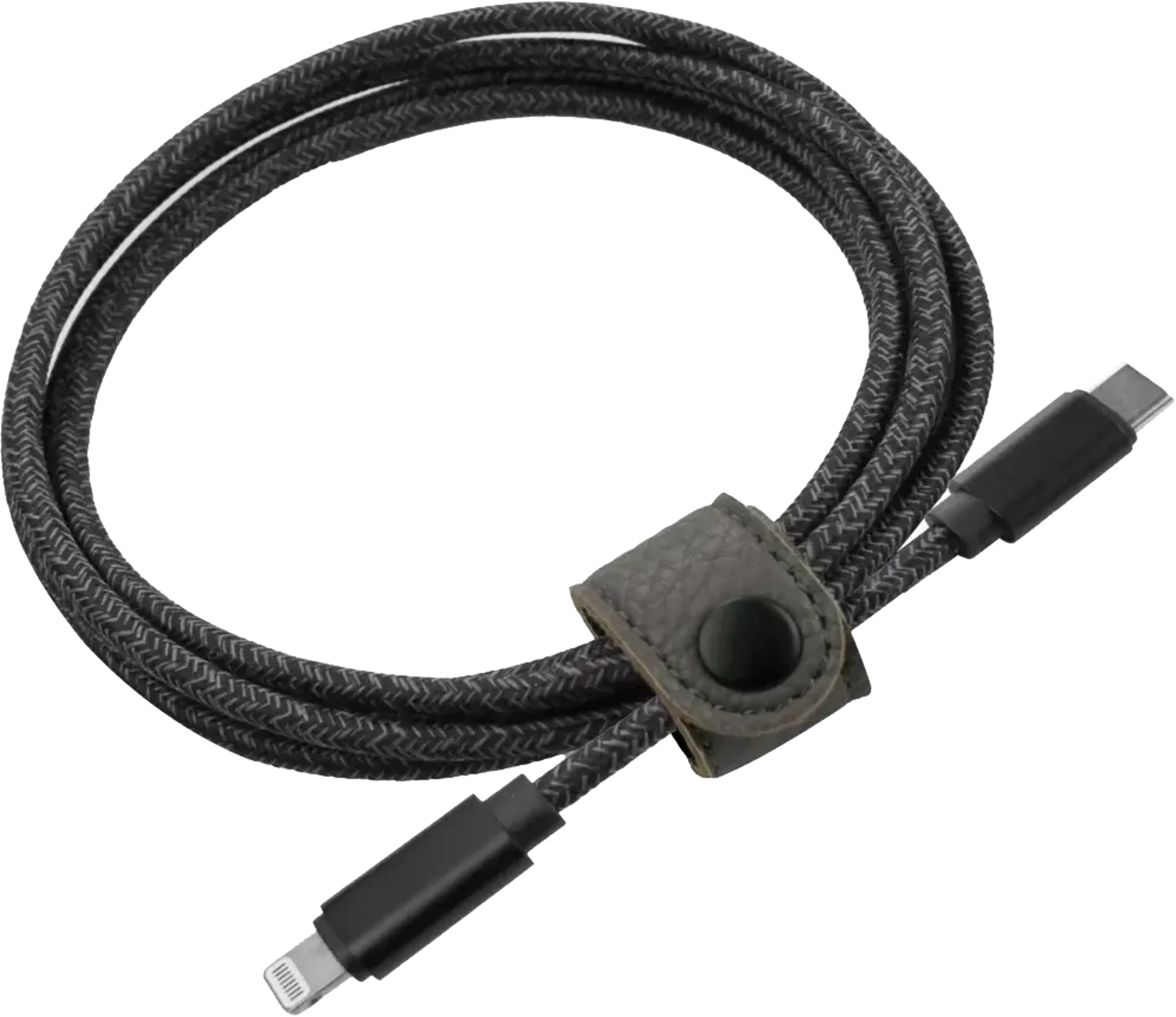 Adeqwat Apple-zertifiziertes Lightning-auf-USB-C-Kabel - 3 m - Schwarz image