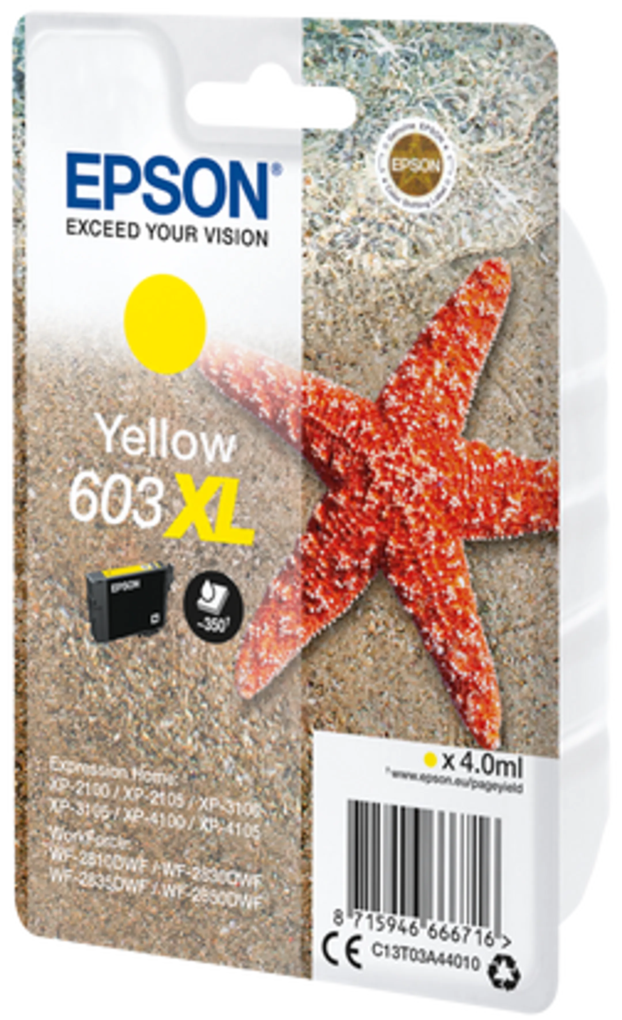 Cartouche d'encre - 603 XL - Jaune