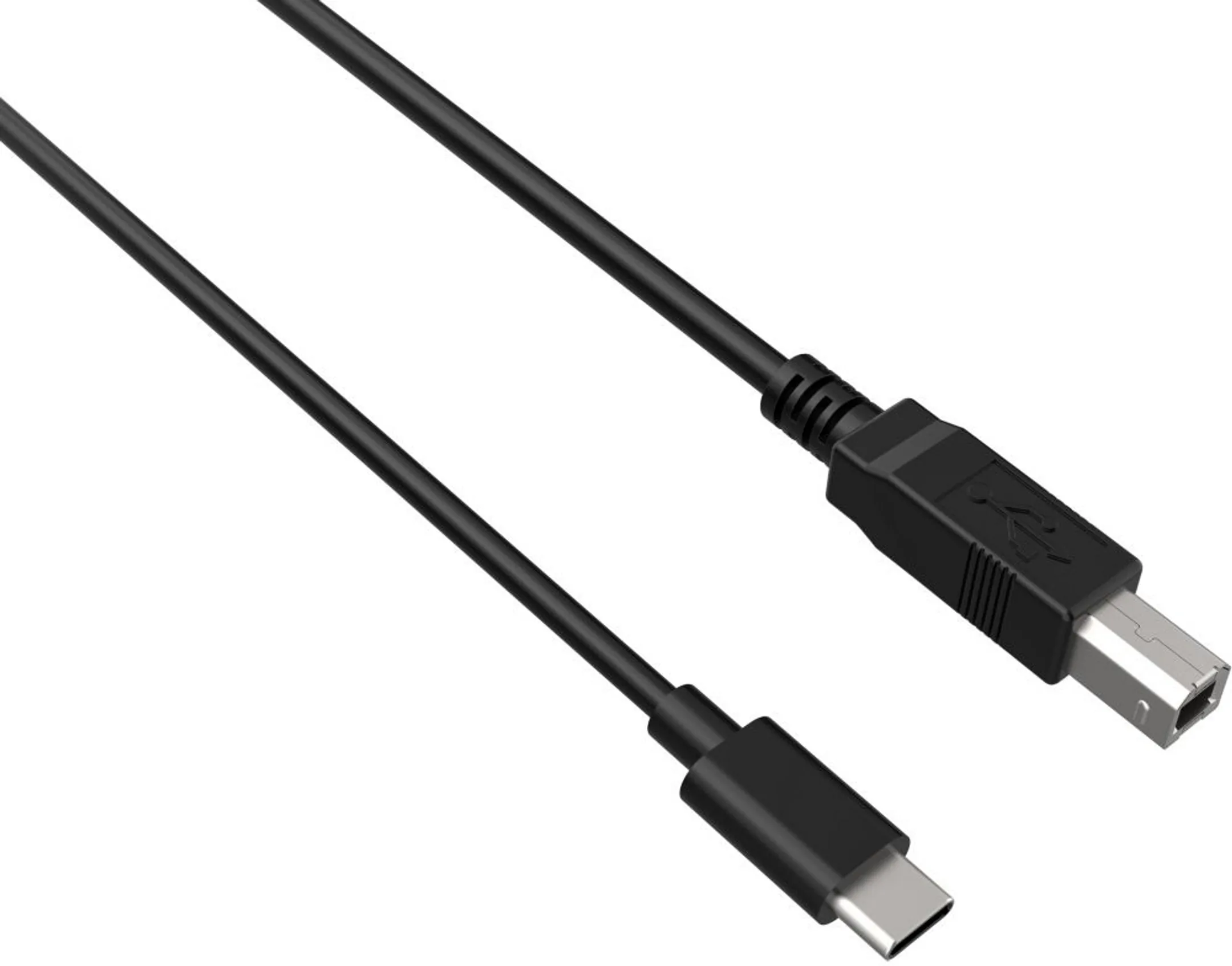 Cable USB-C vers USB-B - 1,8 m - Noir