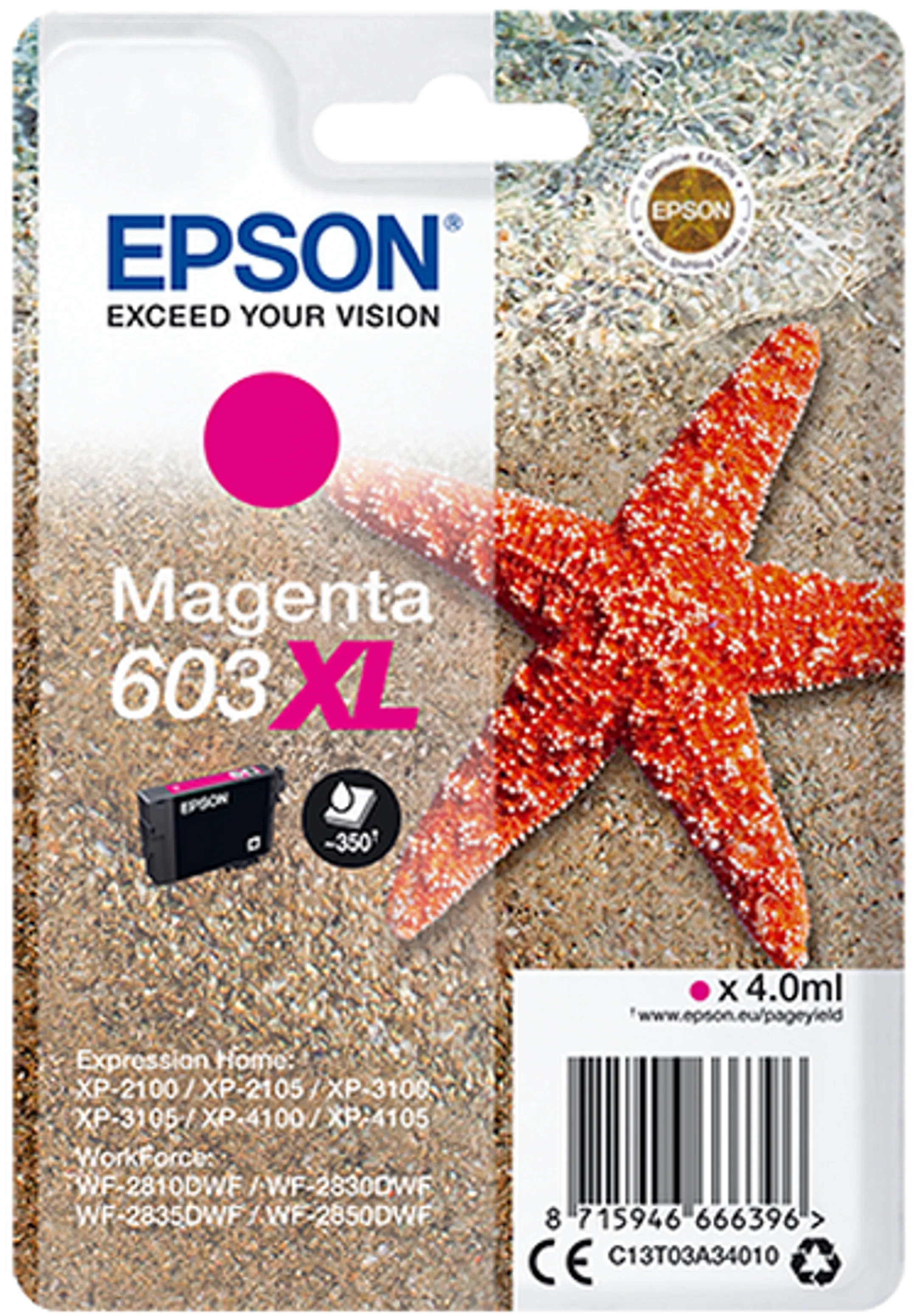 Cartouche d'encre - 603 XL - Magenta