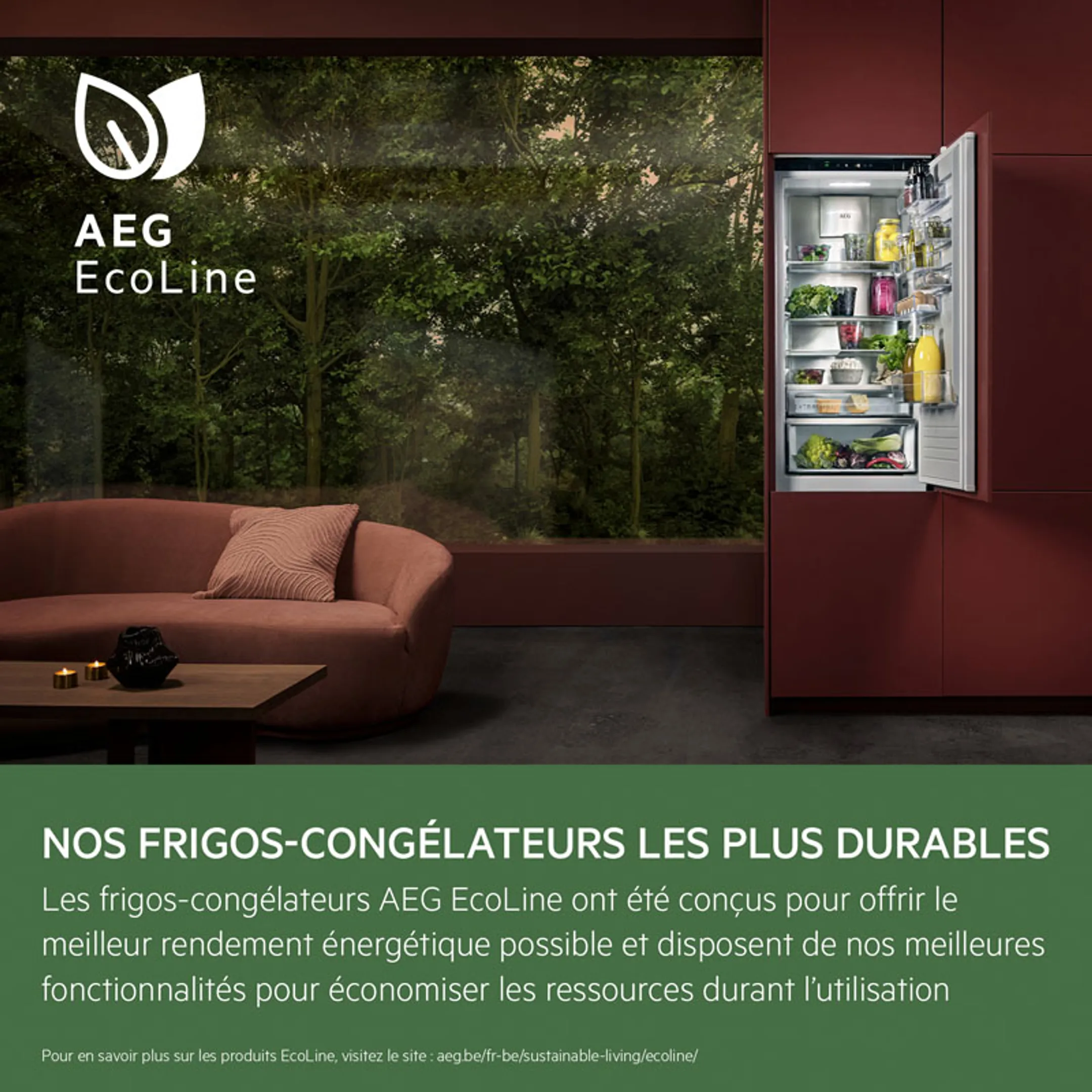 AEG Combi Frigo Congélateur encastrable Serie 7000 TSC7G181DS image