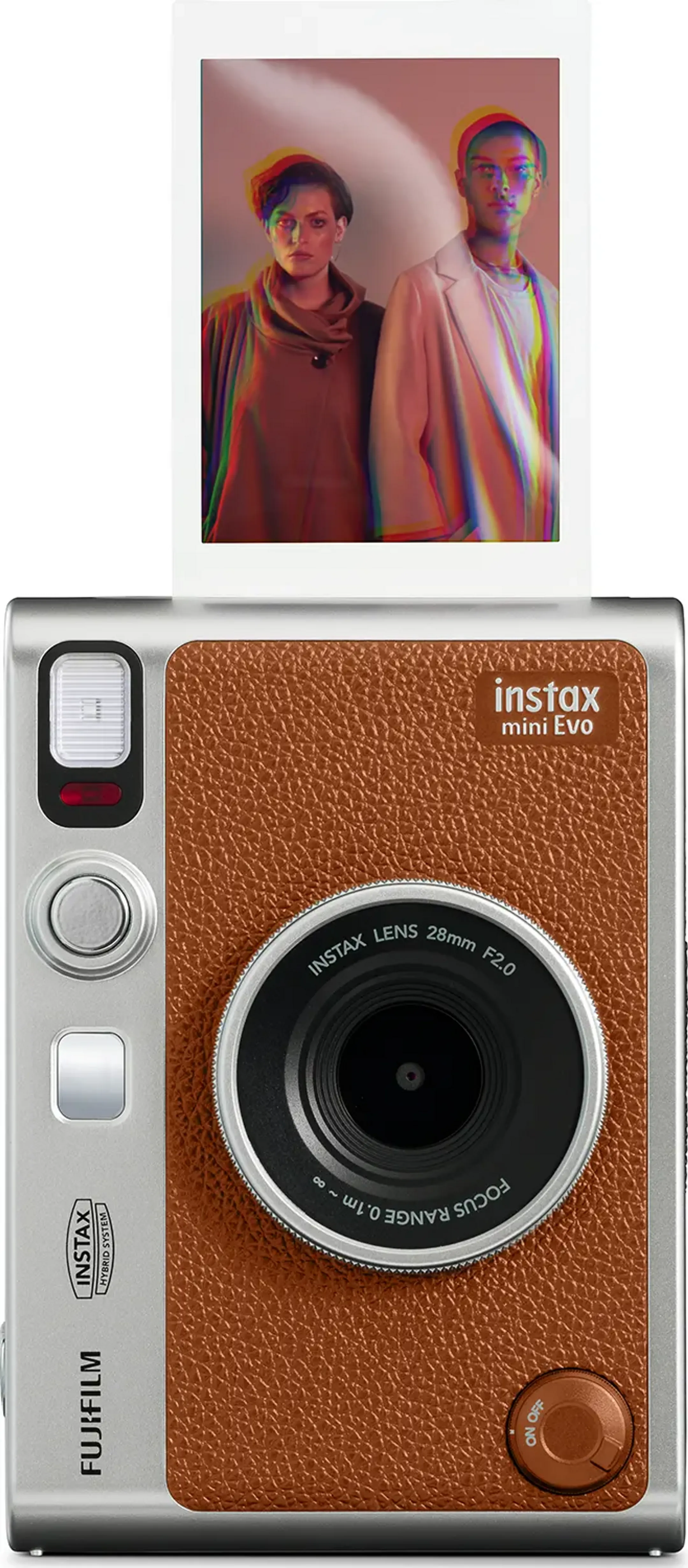 Fujifilm Instax mini Evo Instant Camera - Brown image