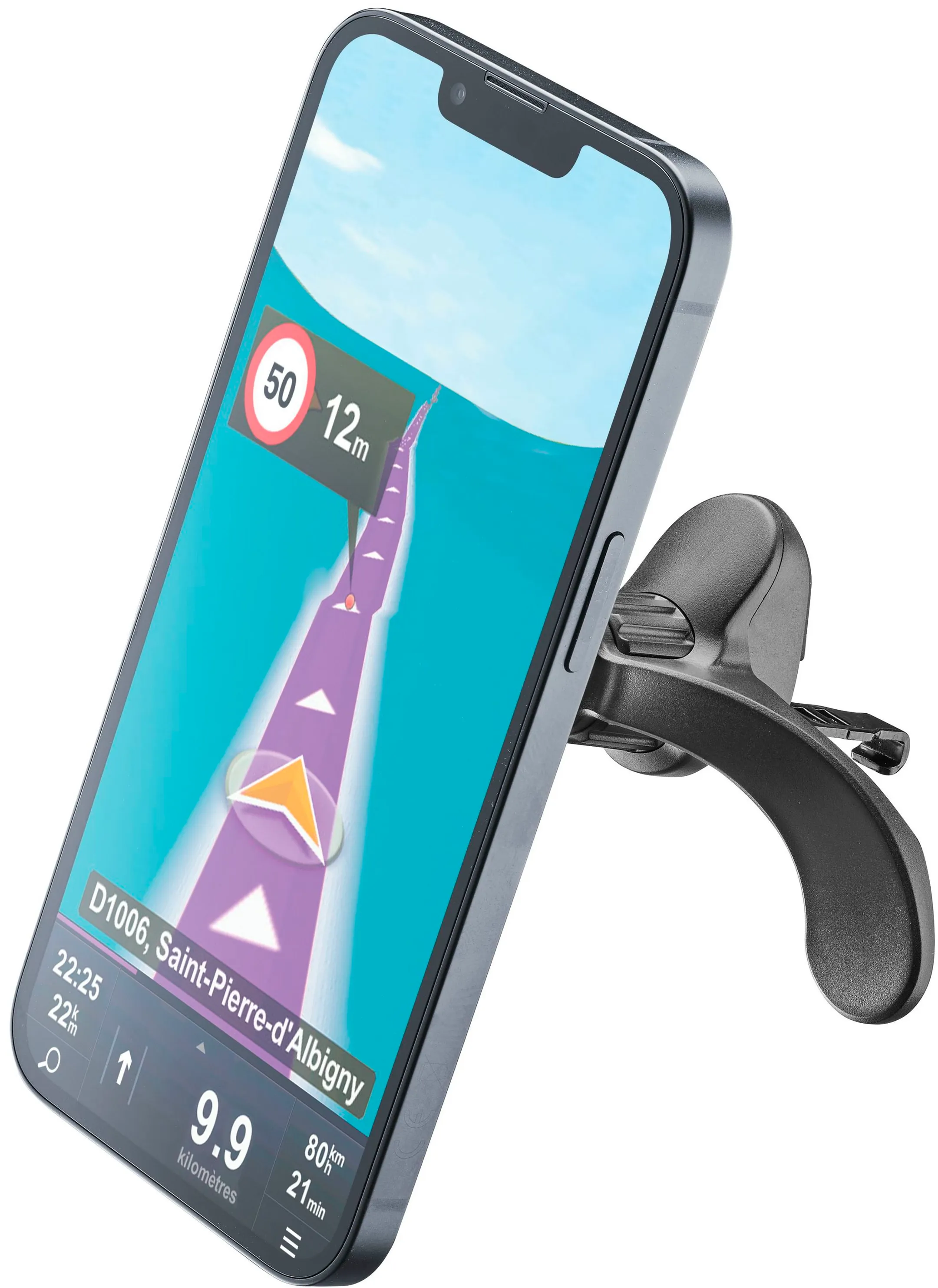 Cellular Line Support Ventilation Voiture Touch Mag Air Vents - Noir image