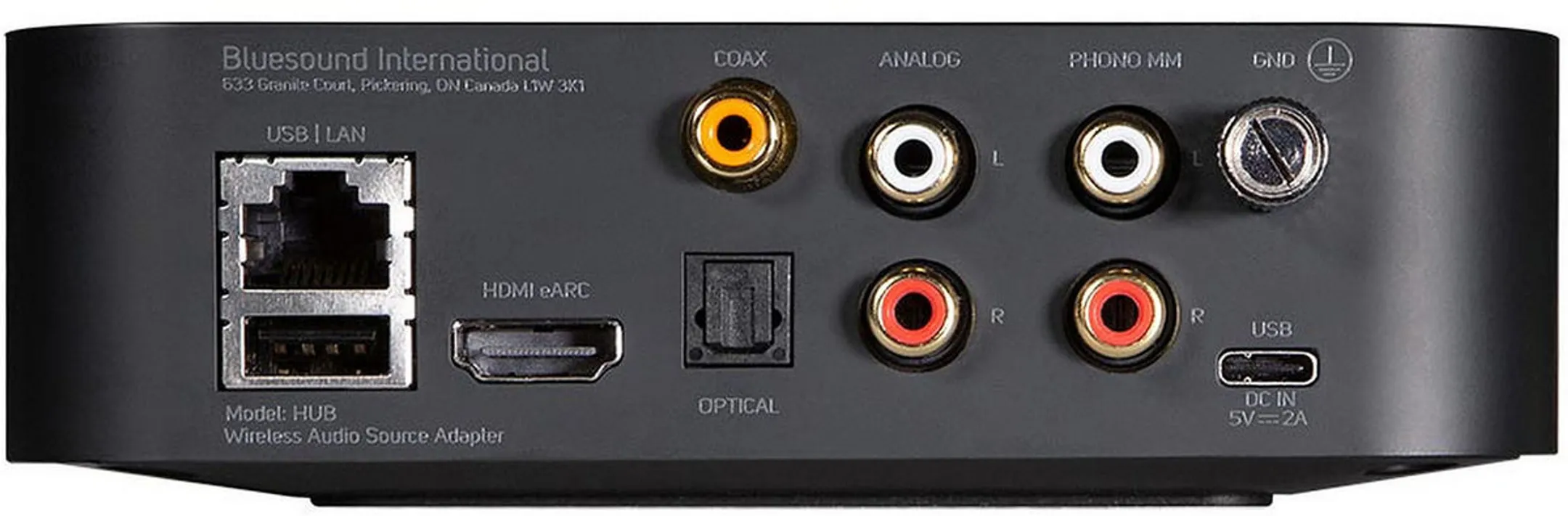 Bluesound Transmetteur audio sans fil HUB - Noir image